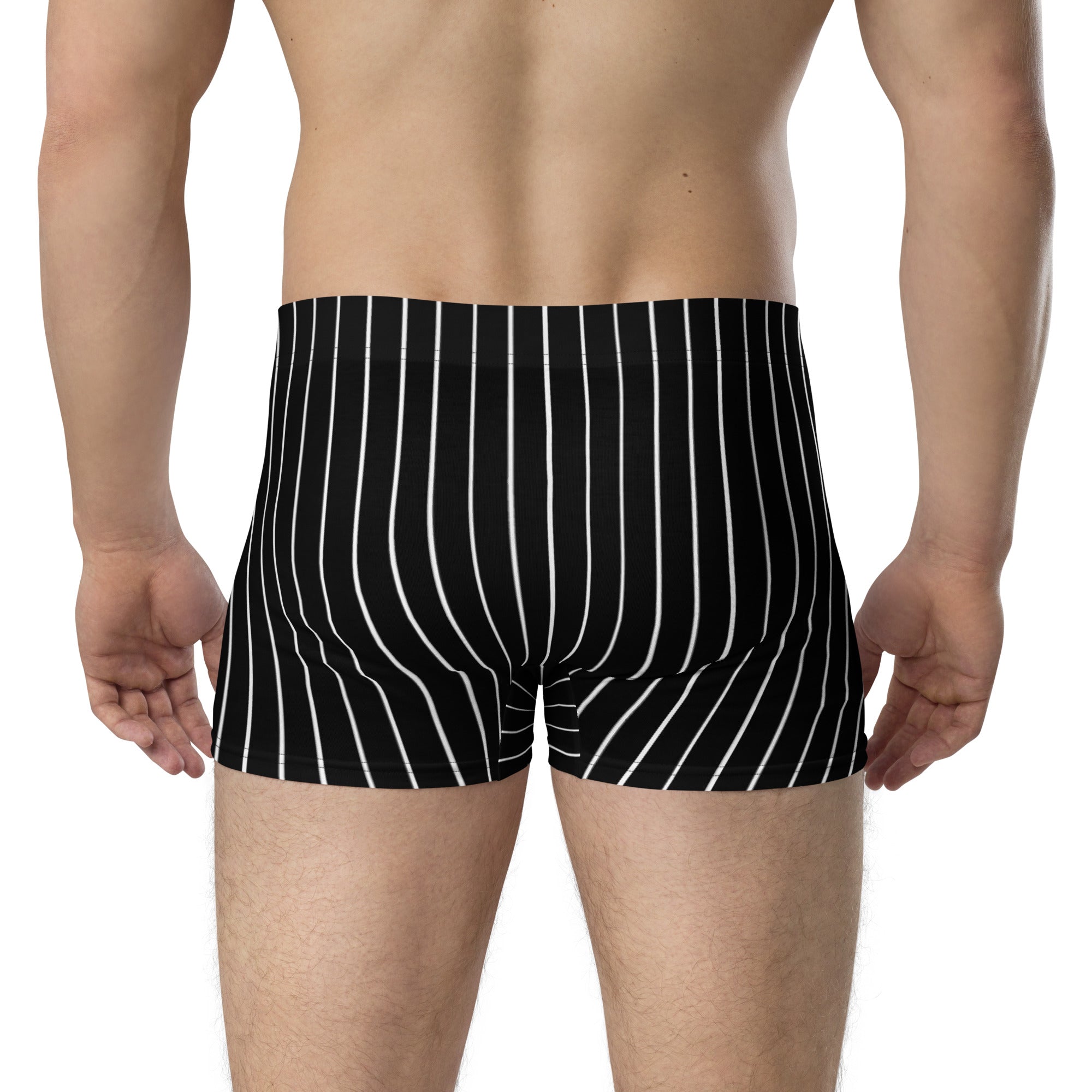ROYAL Team Iconic. Athletix Boi Briefs Pinstripe Blk and White
