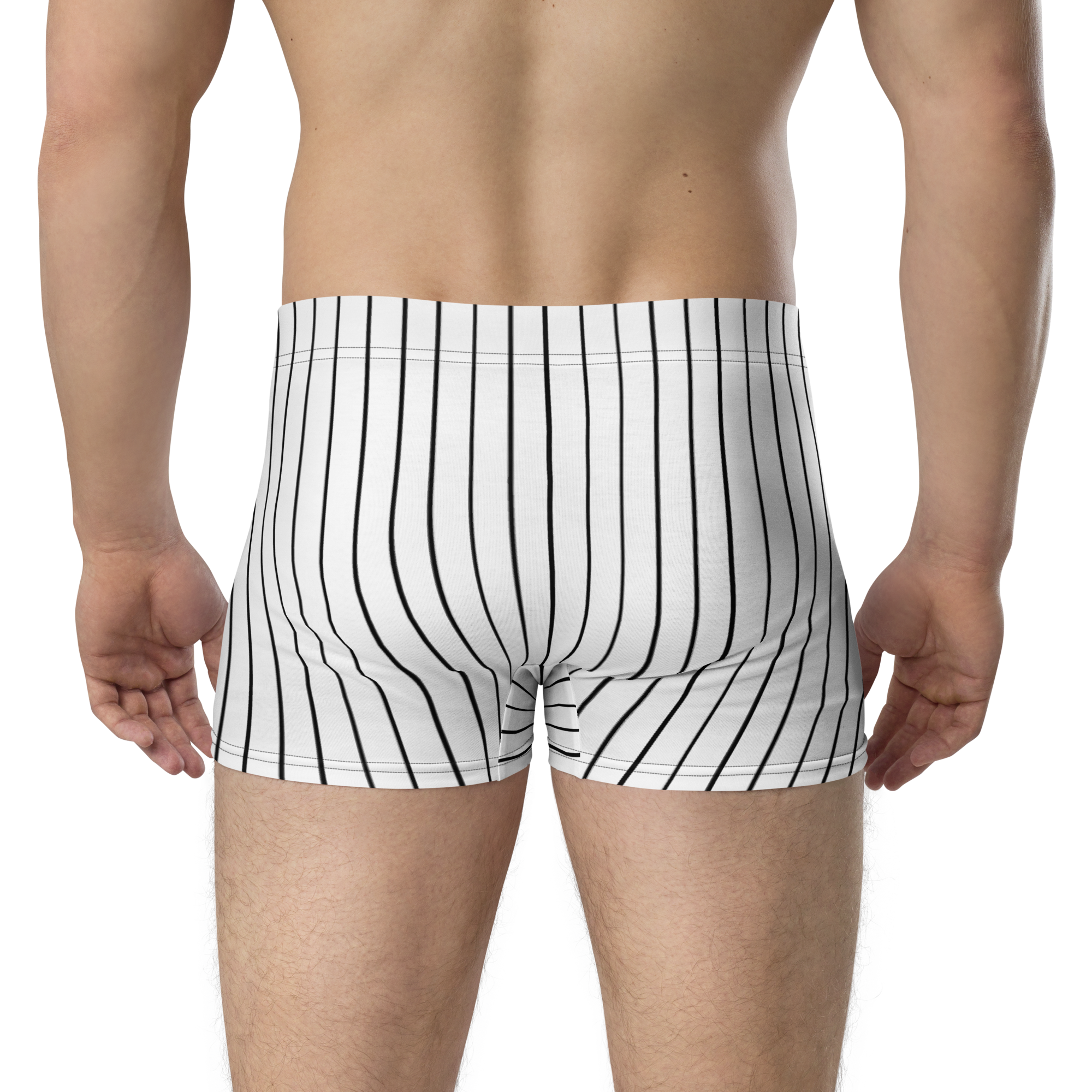 ROYAL Team Iconic. Athletix Boi Briefs Pinstripe Wh and Blk