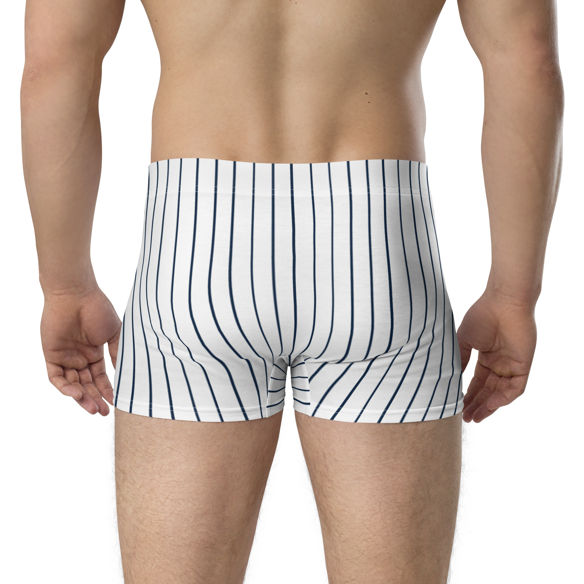 ROYAL Team Iconic. Athletix Boi Briefs Pinstripe Wh and Navy