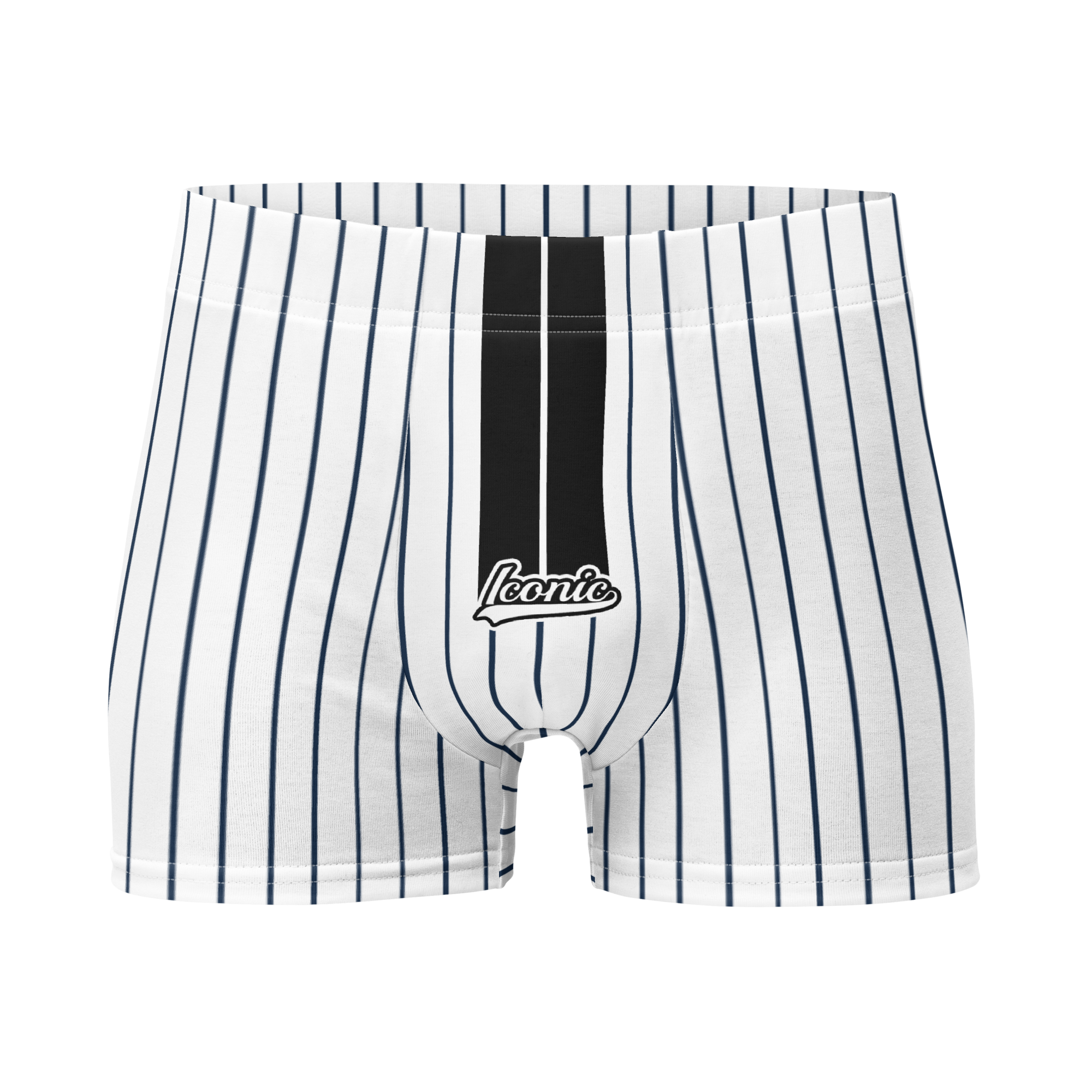 ROYAL Team Iconic. Athletix Boi Briefs Pinstripe Wh and Navy