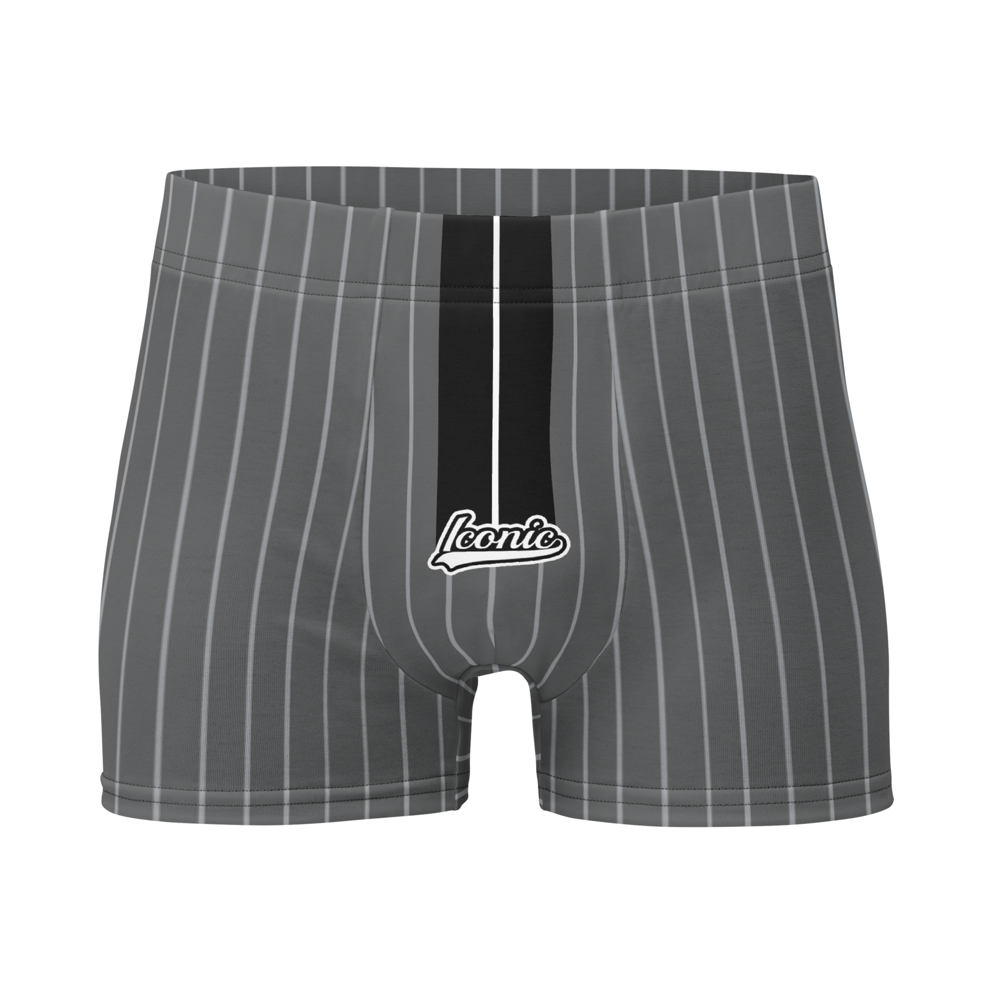 ROYAL Team Iconic. Athletix Boi Briefs Pinstripe 50 Shades Deep Dusk and Cool Grey
