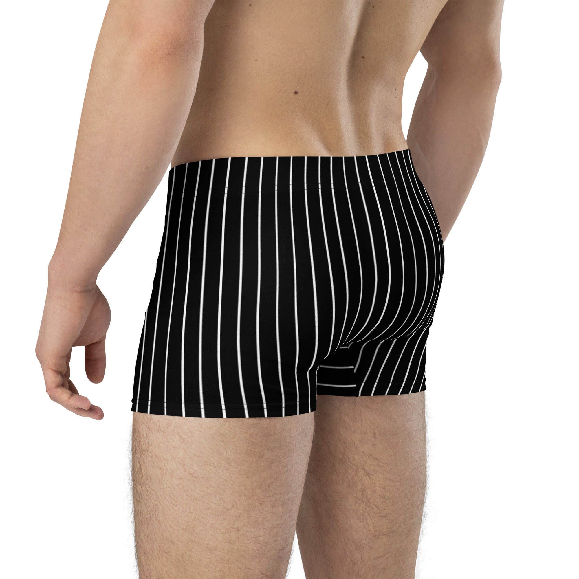 ROYAL Team Iconic. Athletix Boi Briefs Pinstripe Blk and White