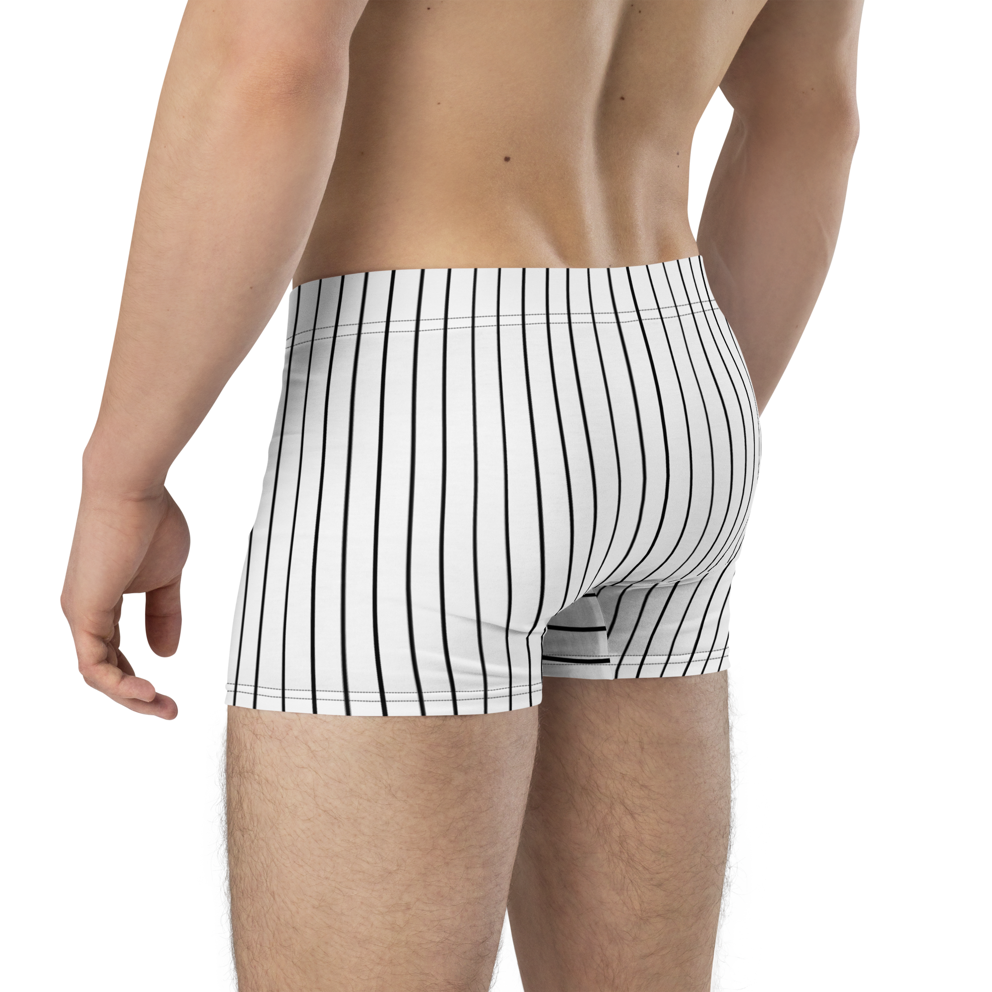 ROYAL Team Iconic. Athletix Boi Briefs Pinstripe Wh and Blk