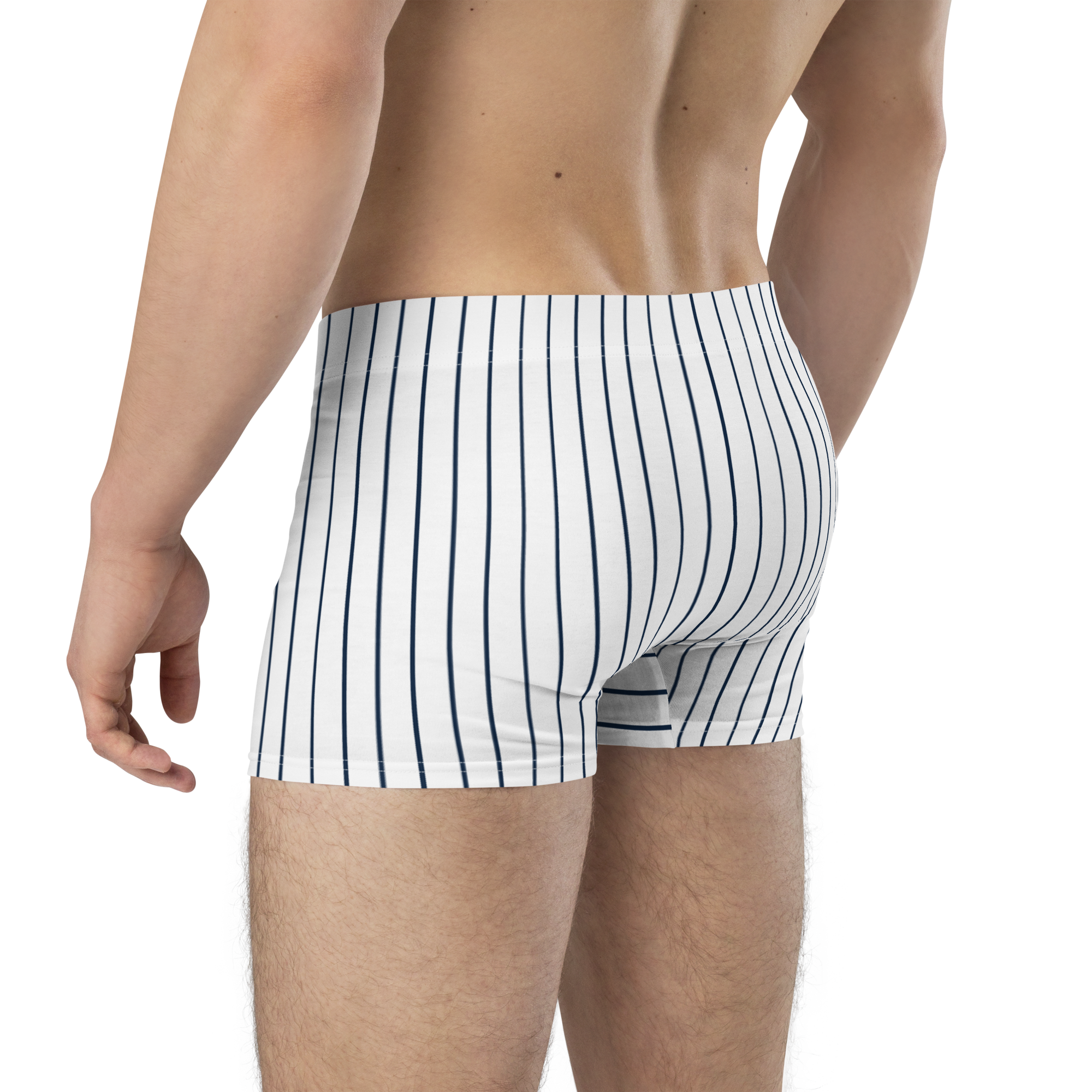ROYAL Team Iconic. Athletix Boi Briefs Pinstripe Wh and Navy