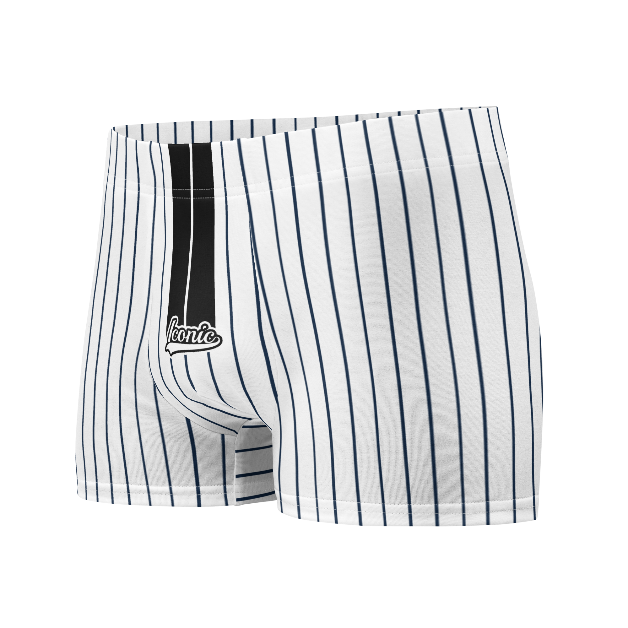 ROYAL Team Iconic. Athletix Boi Briefs Pinstripe Wh and Navy