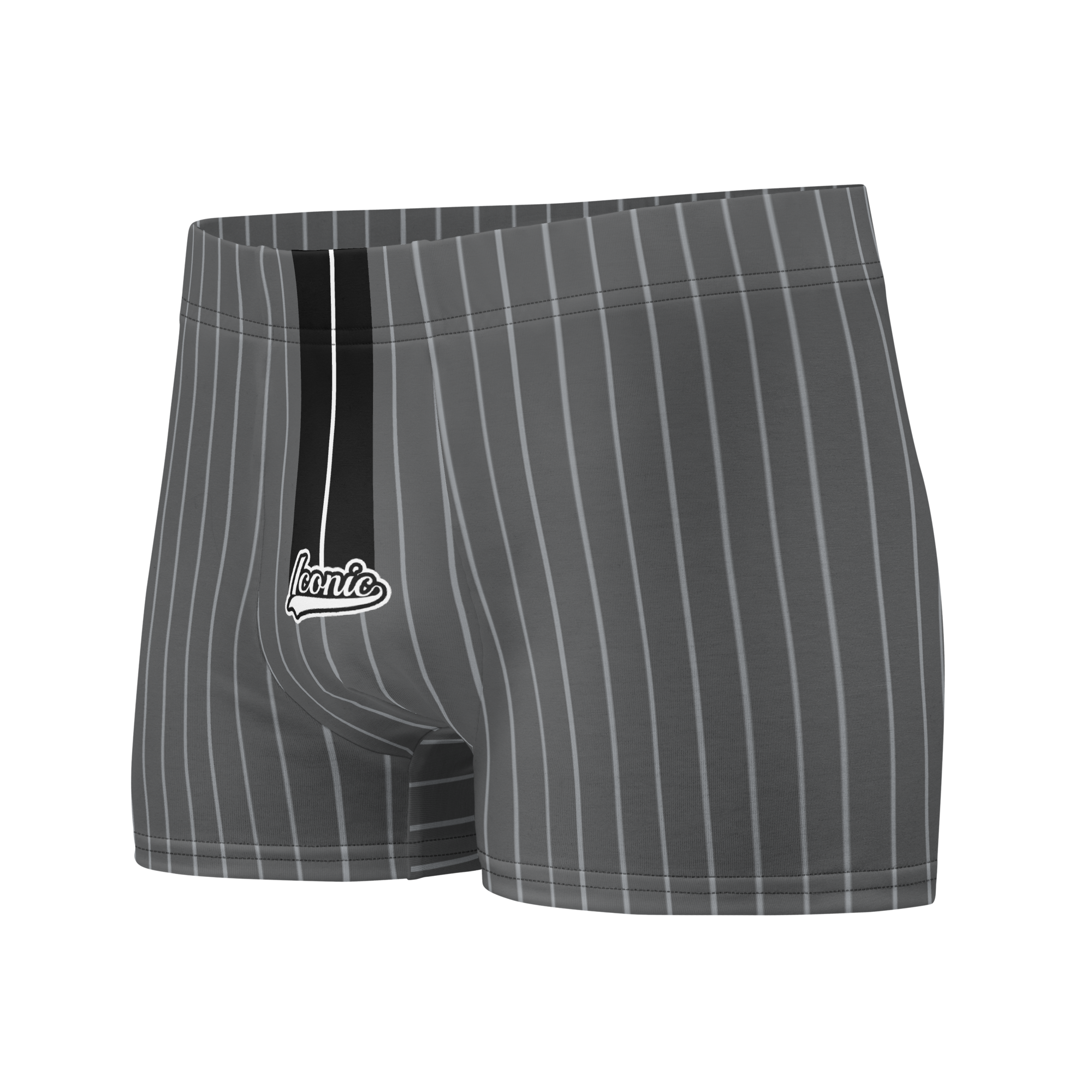 ROYAL Team Iconic. Athletix Boi Briefs Pinstripe 50 Shades Deep Dusk and Cool Grey