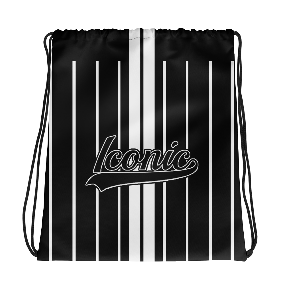 ROYAL Team Iconic. Toy Bag Pinstripe Blk and White