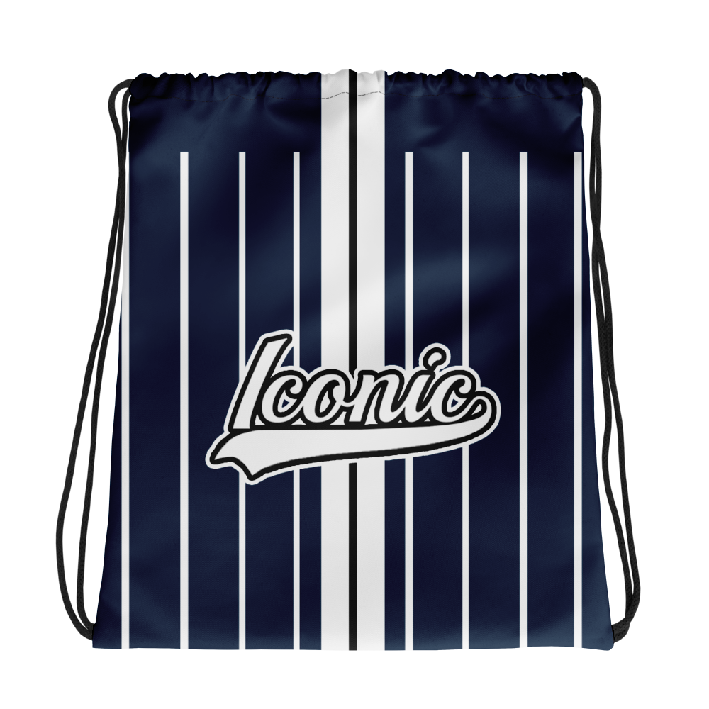 ROYAL Team Iconic. Toy Bag Pinstripe Navy and Wh