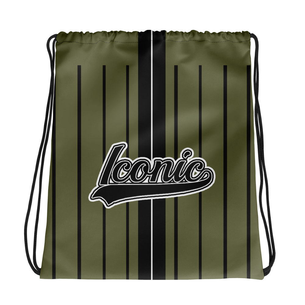 ROYAL Team Iconic. Toy Bag Pinstripe Martini Olive and Blk