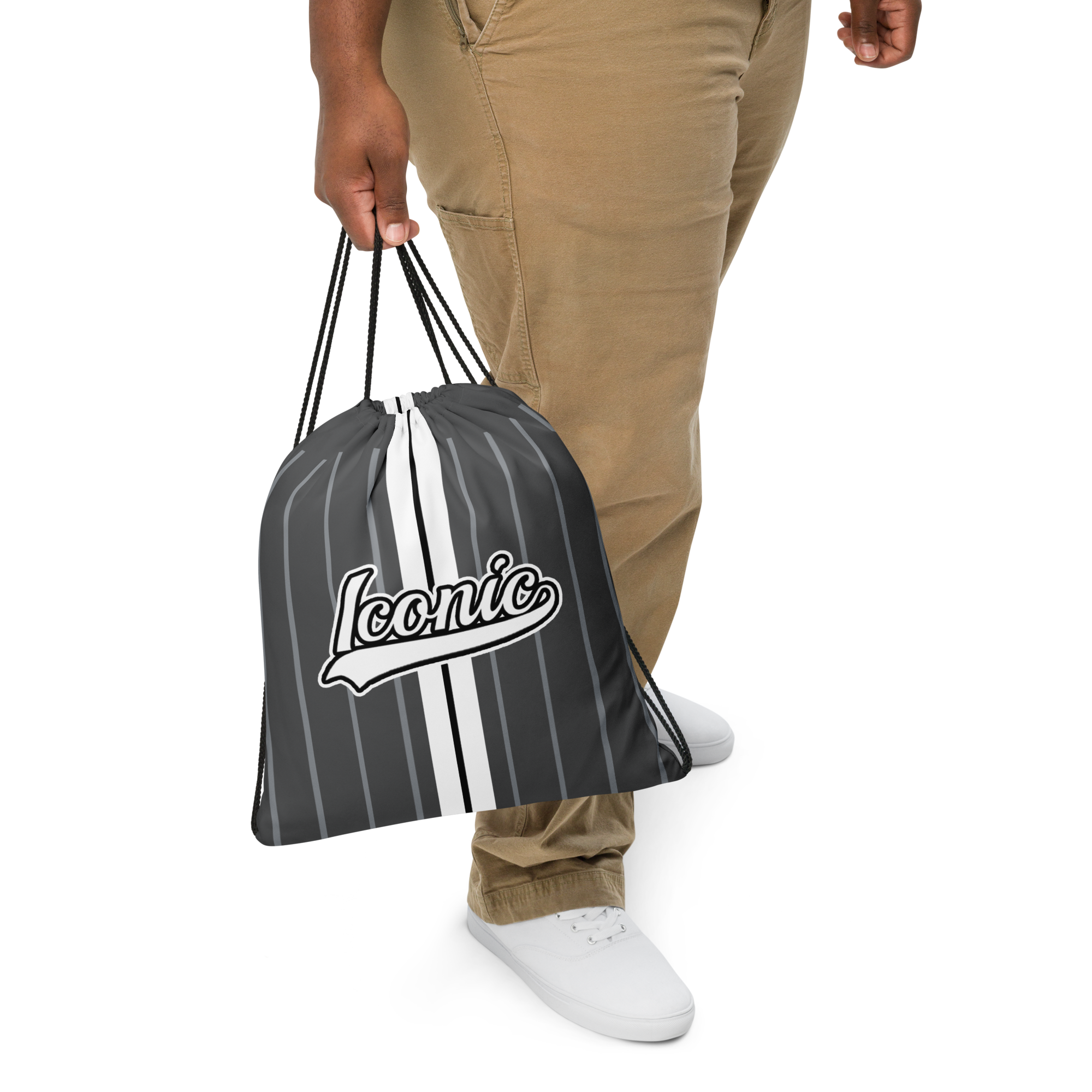 ROYAL Team Iconic. Toy Bag Pinstripe 50 Shades Deep Dusk and Cool Grey