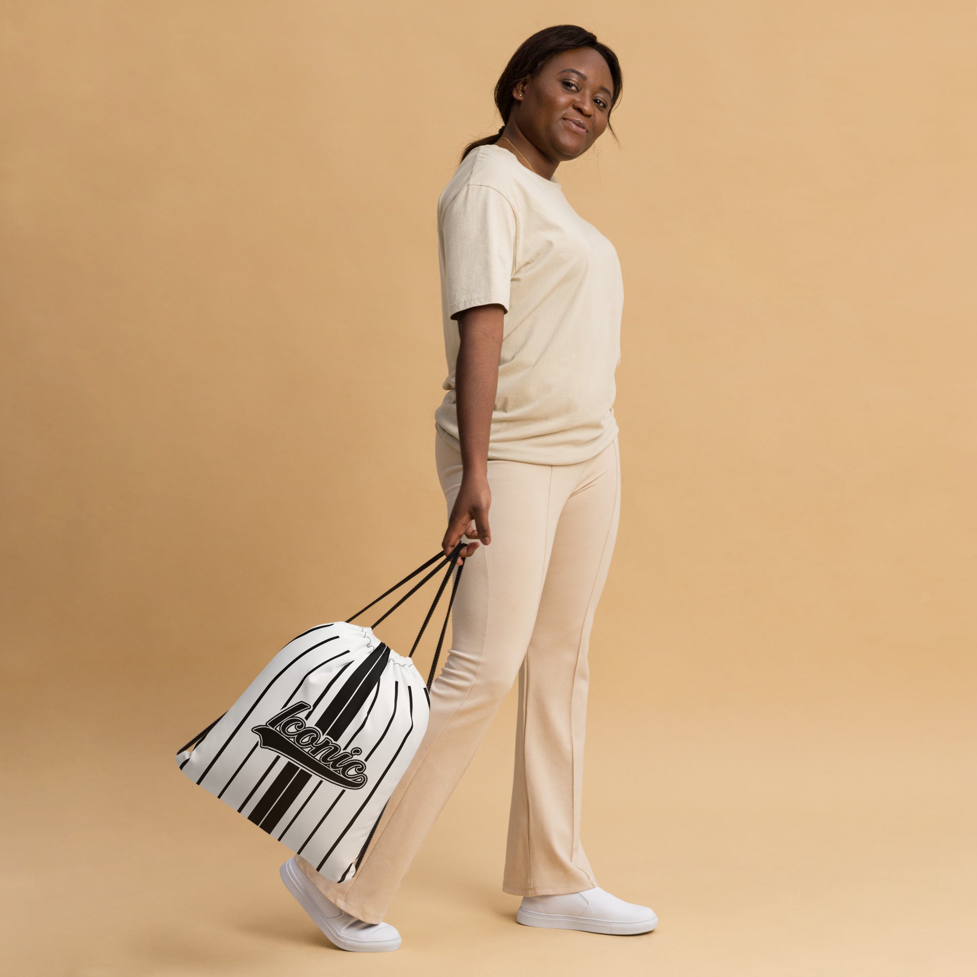 ROYAL Team Iconic. Toy Bag Pinstripe White and Blk