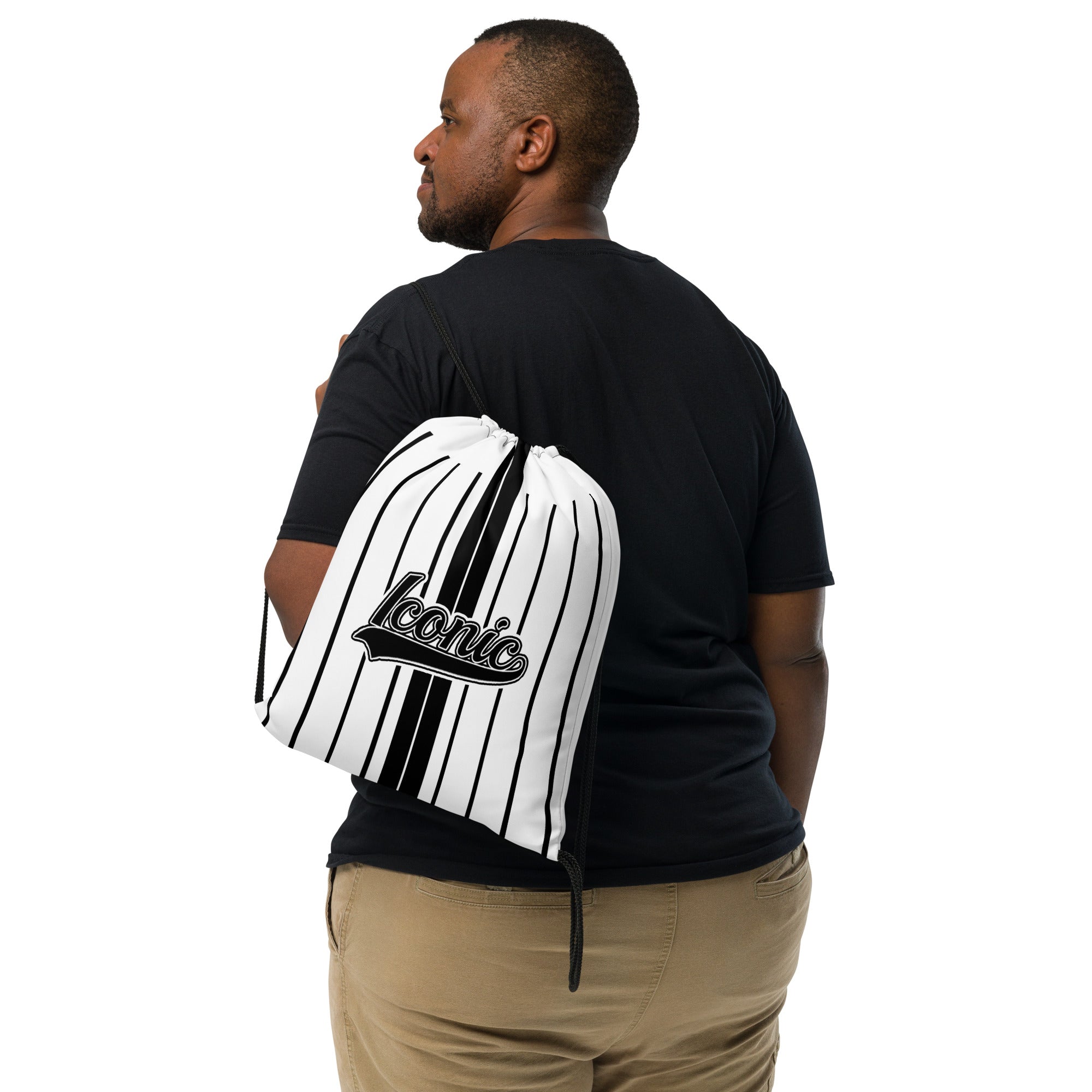 ROYAL Team Iconic. Toy Bag Pinstripe White and Blk