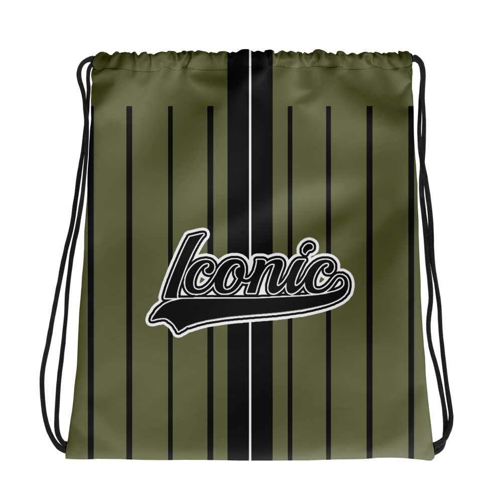 ROYAL Team Iconic. Toy Bag Pinstripe Martini Olive and Blk
