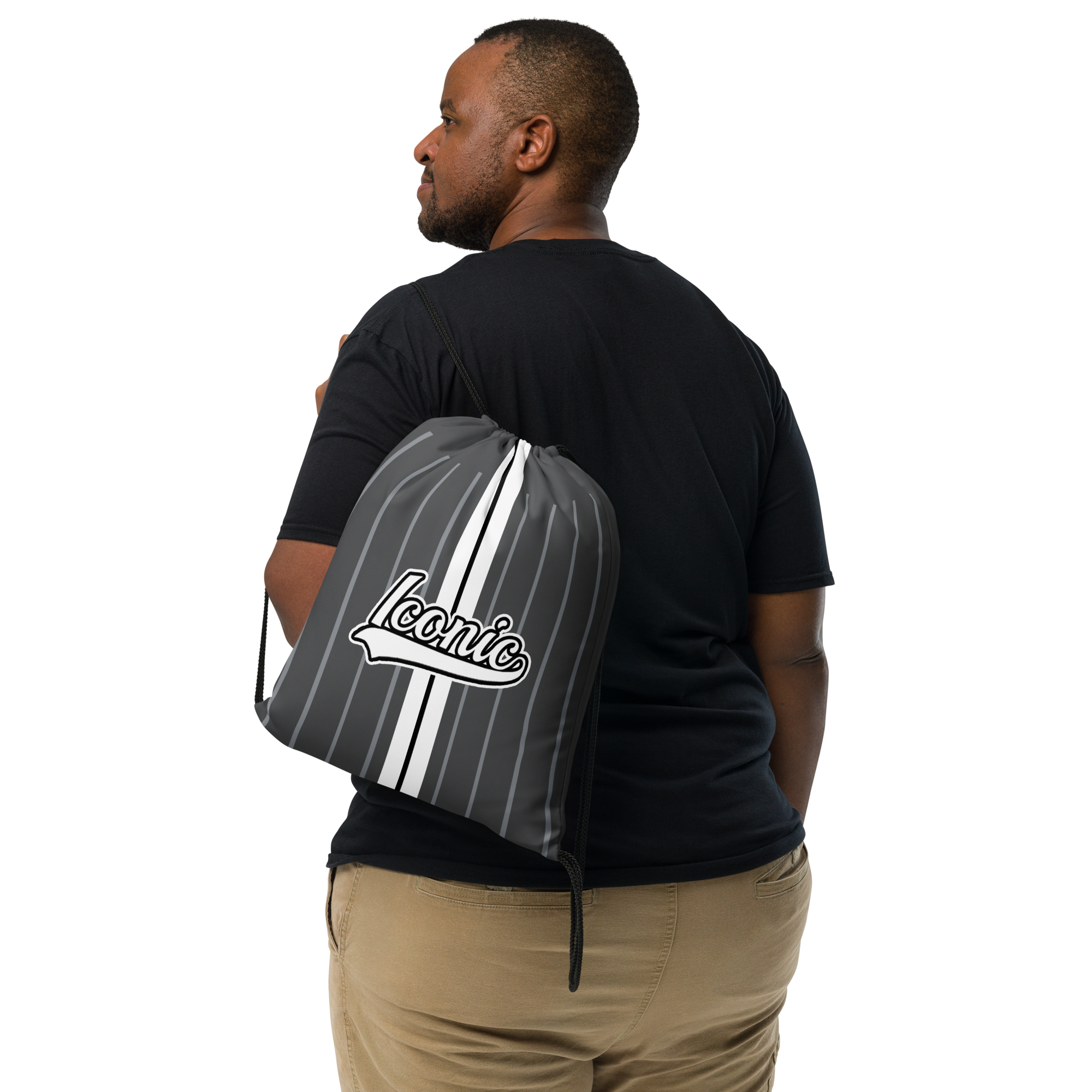 ROYAL Team Iconic. Toy Bag Pinstripe 50 Shades Deep Dusk and Cool Grey