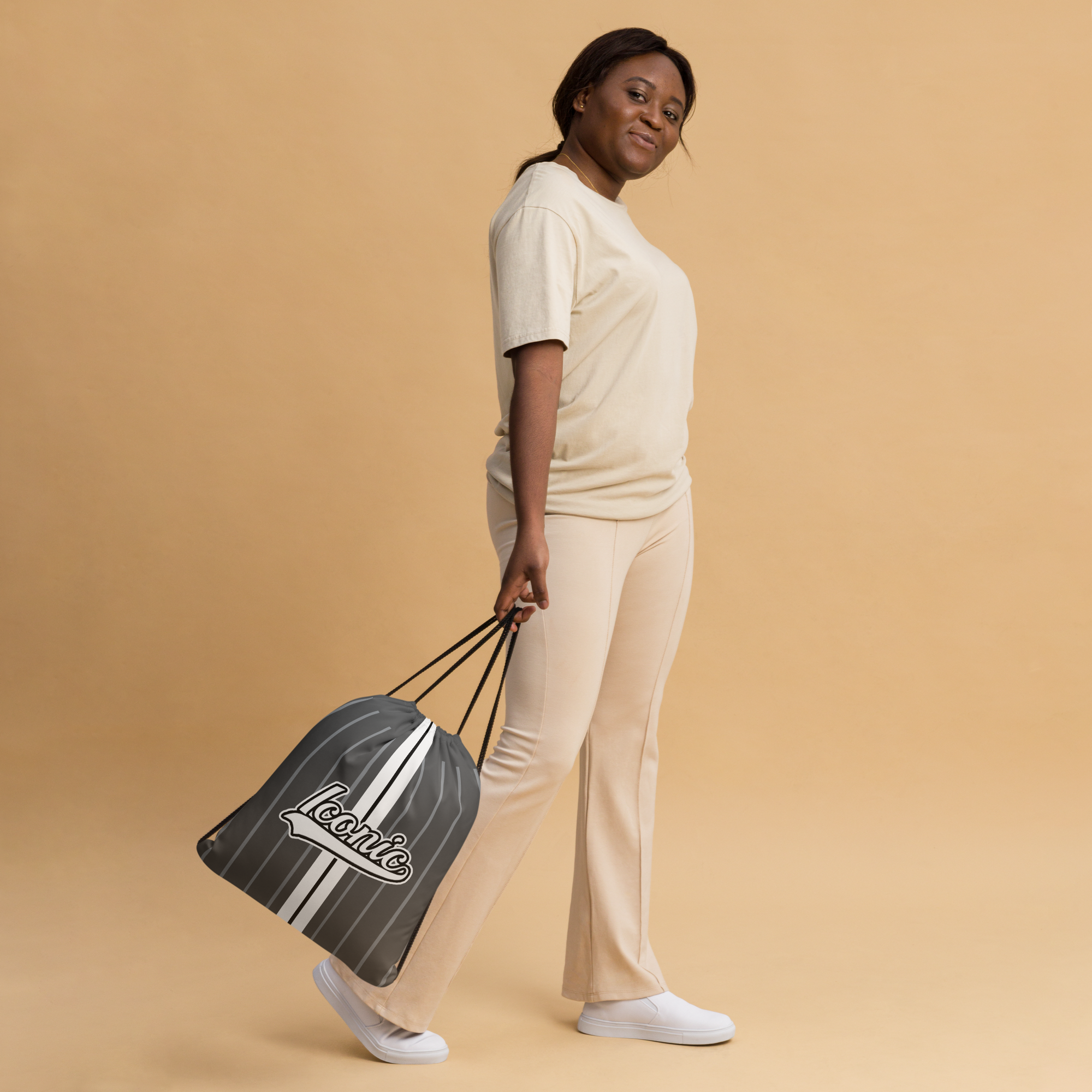ROYAL Team Iconic. Toy Bag Pinstripe 50 Shades Deep Dusk and Cool Grey