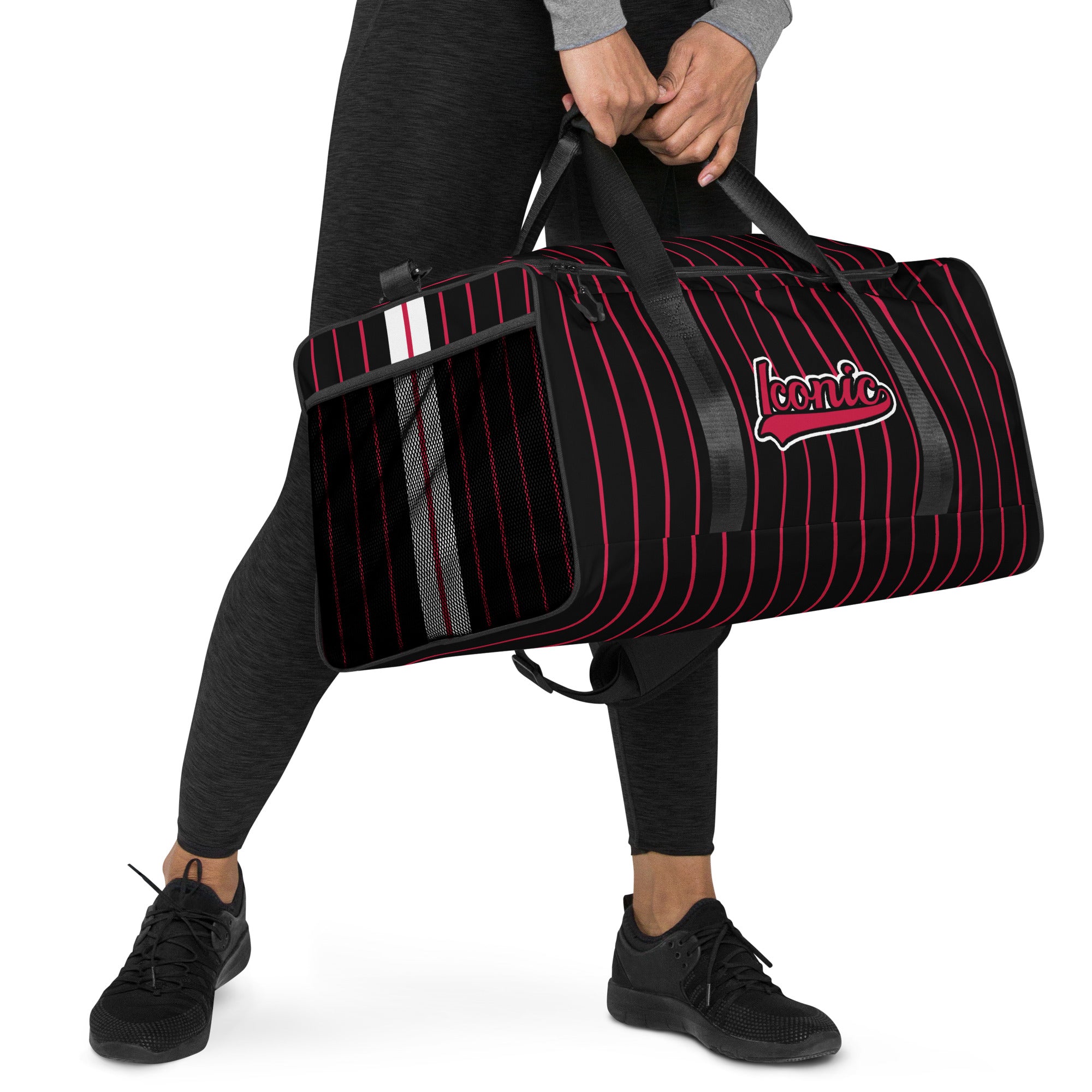 ROYAL Team Iconic. Athletix Duffle Duffel Bag Pinstripe