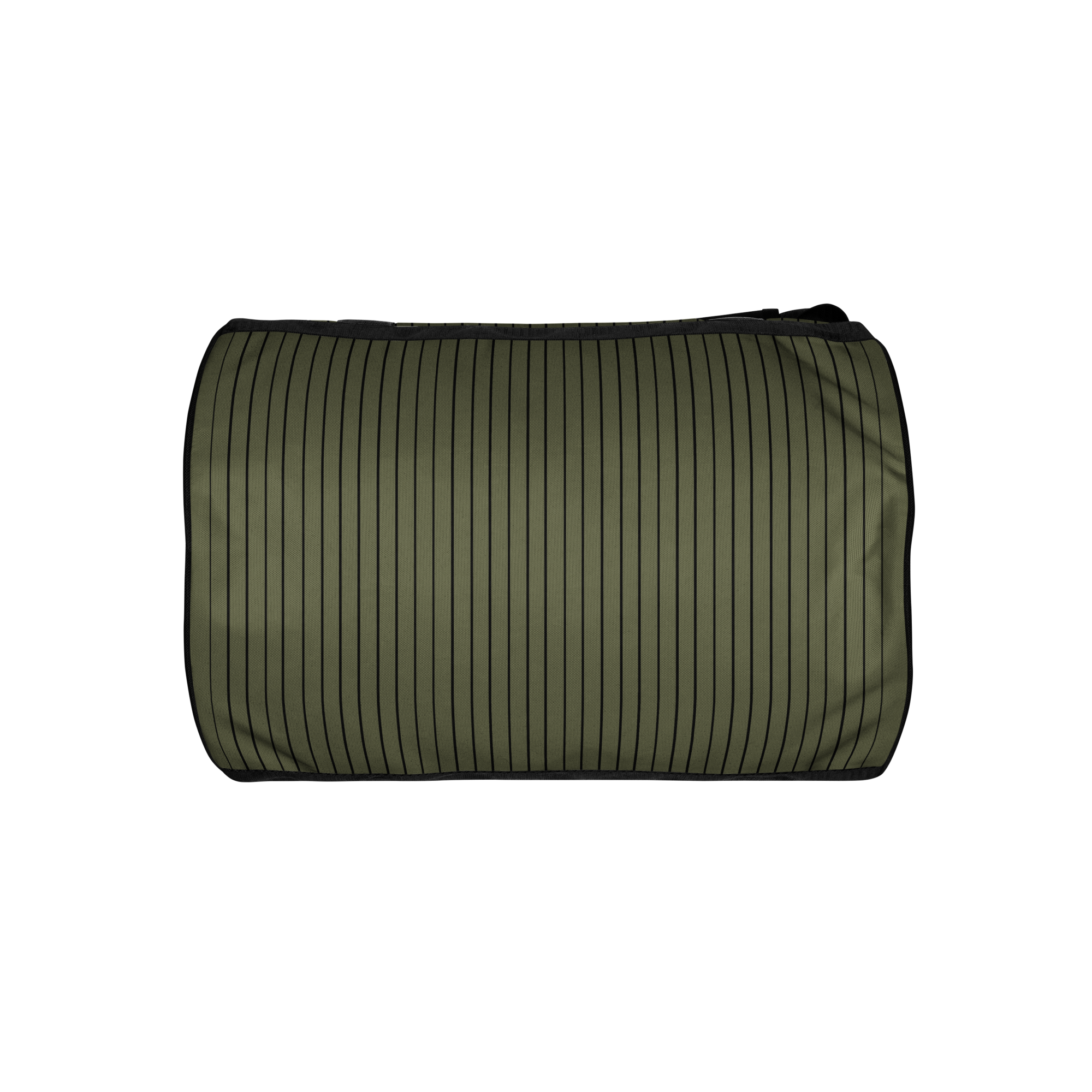 ROYAL Team Iconic. Athletix Mini Duffle Gym Bag Pinstripe Martini Olive and Blk