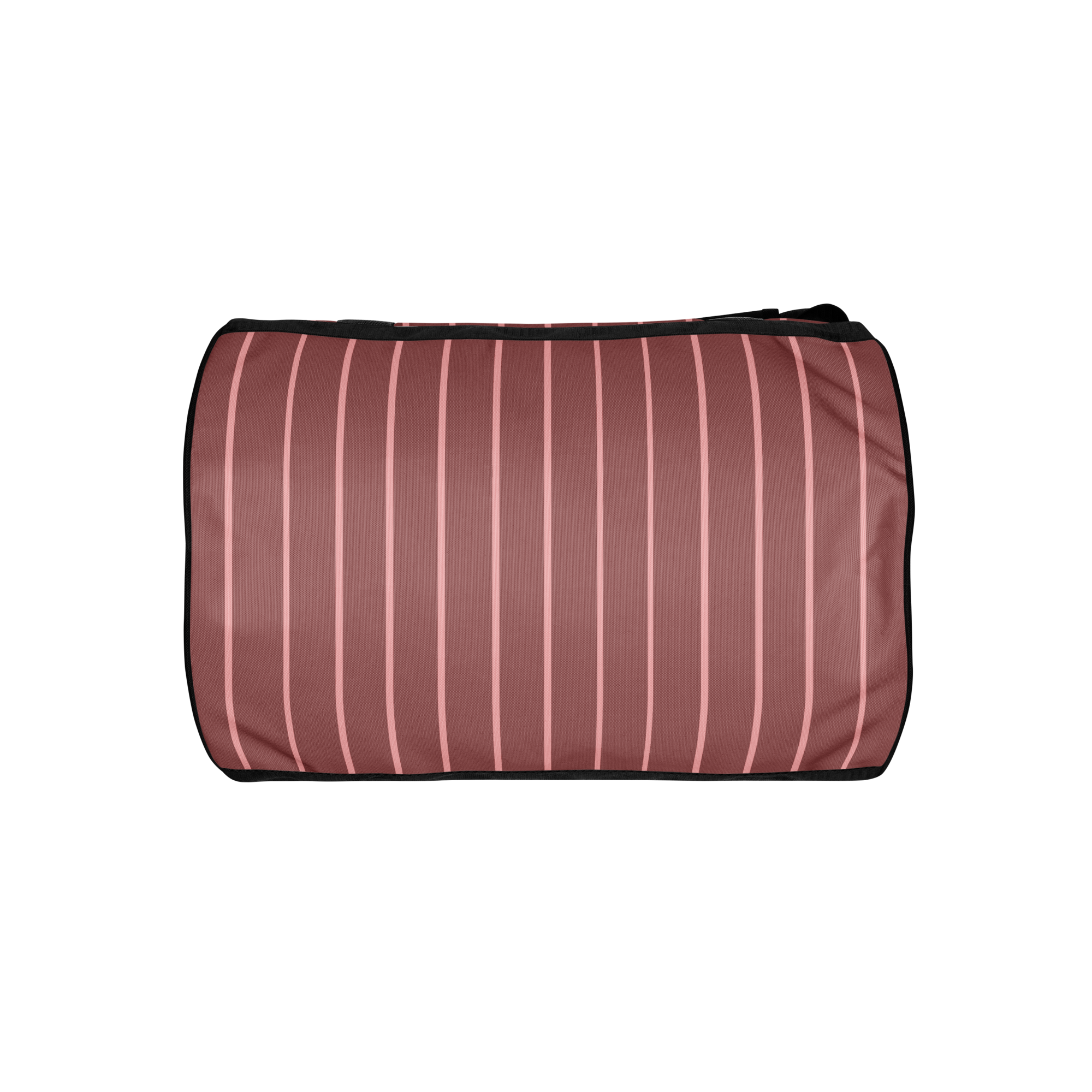 ROYAL Team Iconic. Athletix Mini Duffle Gym Bag Pinstripe Rose Gold and Powder Pink