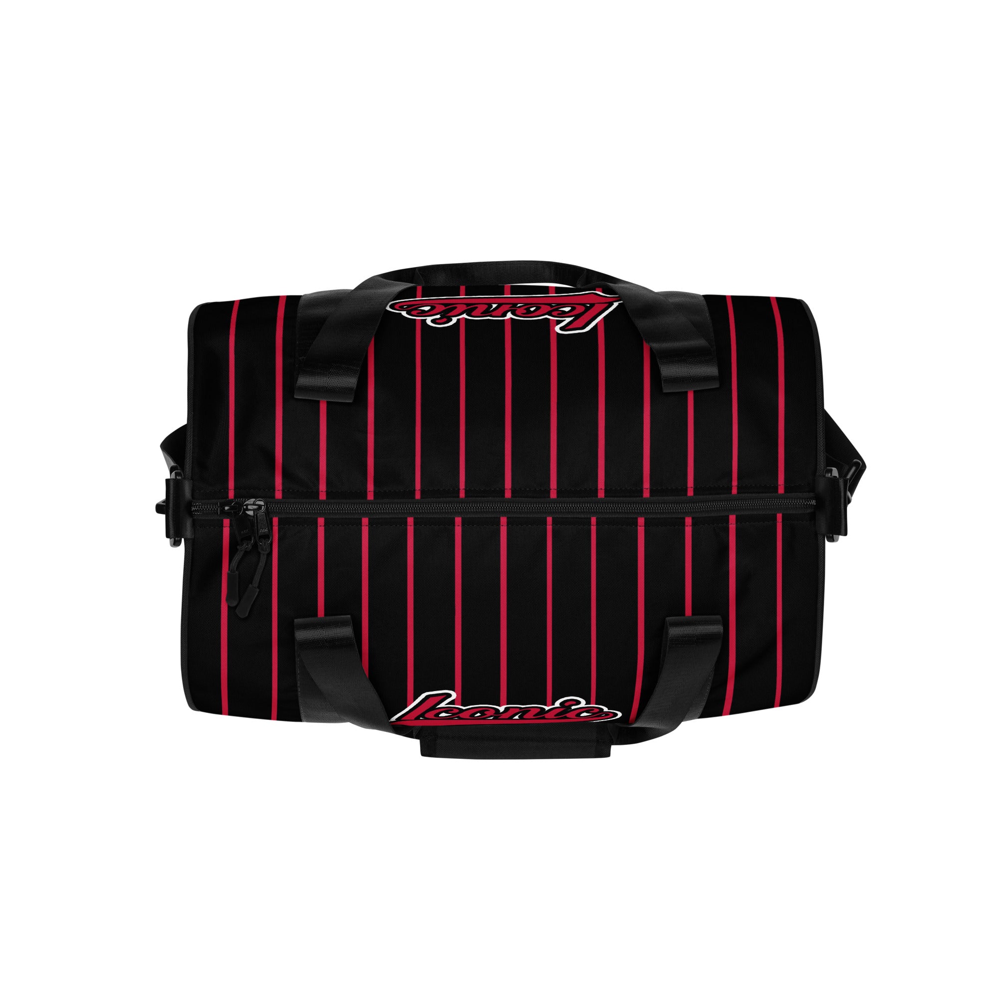ROYAL Team Iconic. Athletix Mini Duffle Gym Bag Pinstripe