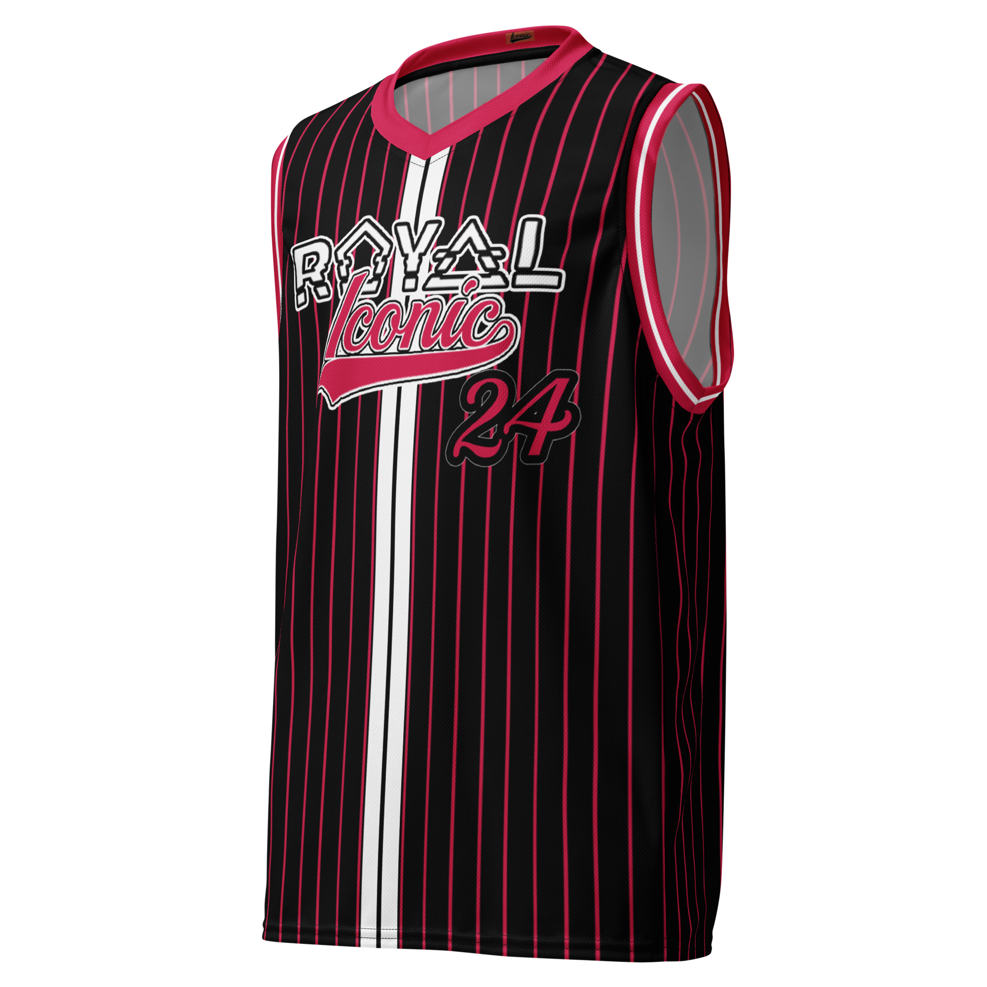 ROYAL Team Iconic. unisex basketball jersey Pinstripe