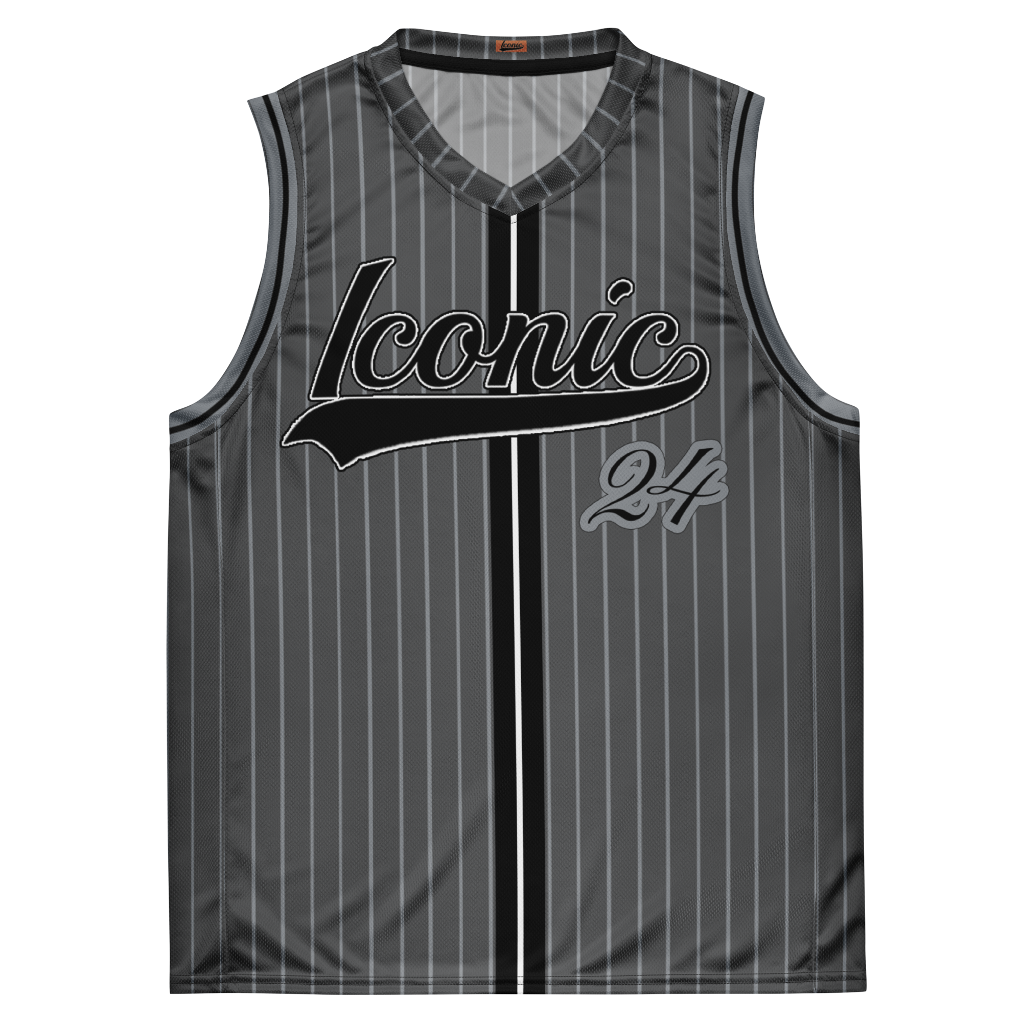 ROYAL Team Iconic. unisex basketball jersey Pinstripe ROYAL Team Iconic. unisex basketball jersey Pinstripe 50 Shades Deep Dusk and Cool Grey