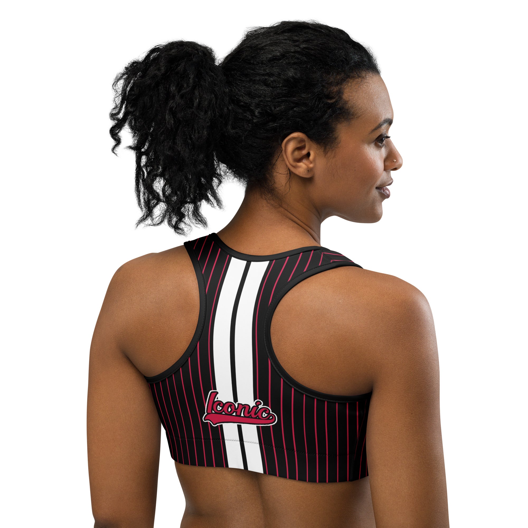 ROYAL Team Iconic. Athletix Sports Bra Pinstripe