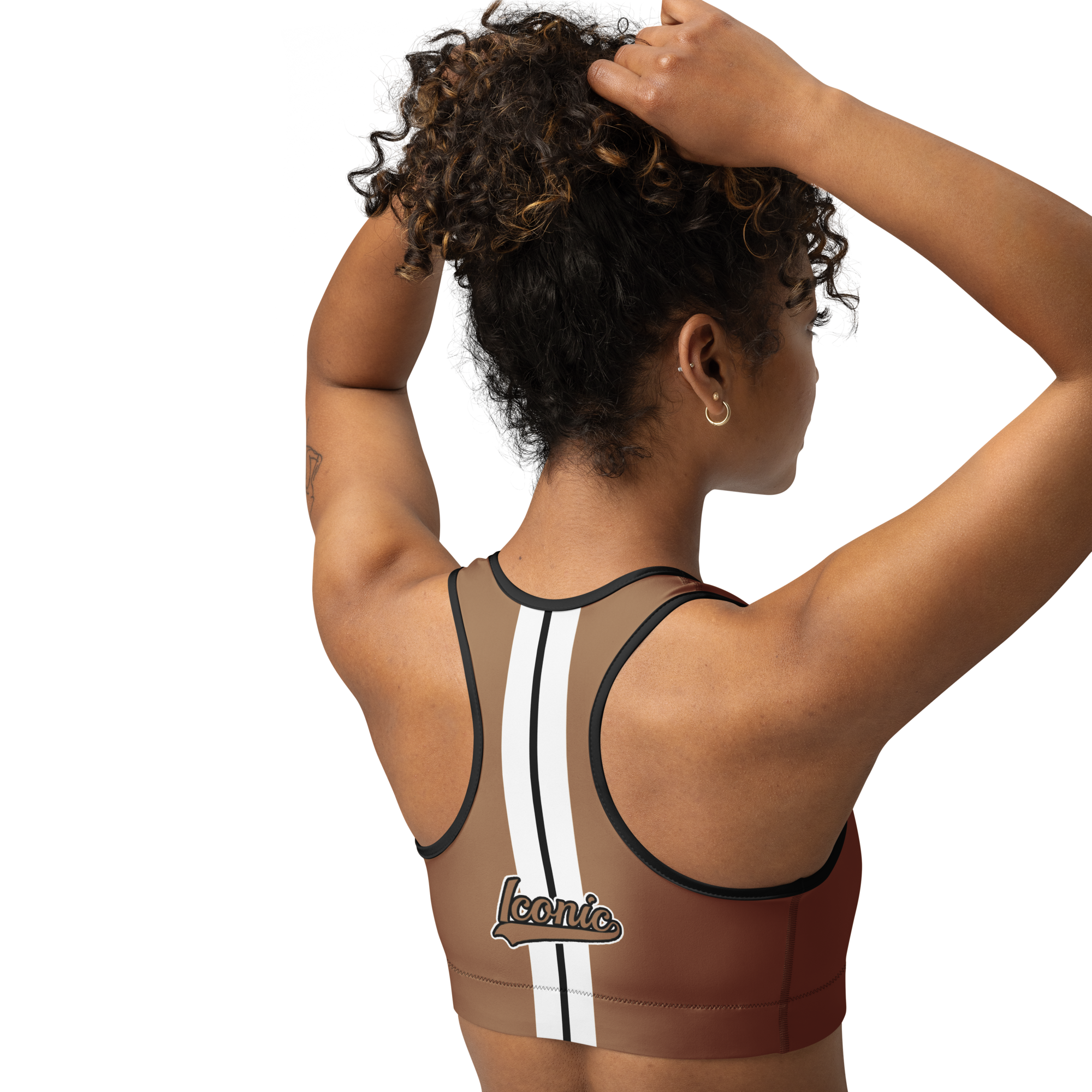 ROYAL Team Iconic. Athletix Sports Bra Color Story Yoga Intimate Cream Tan Brown