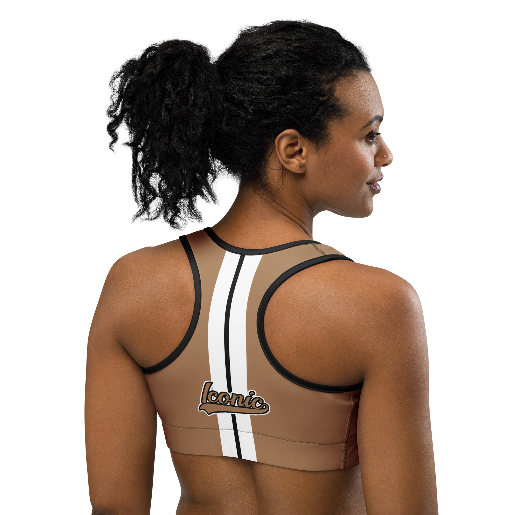 ROYAL Team Iconic. Athletix Sports Bra Color Story Yoga Intimate Cream Tan Brown