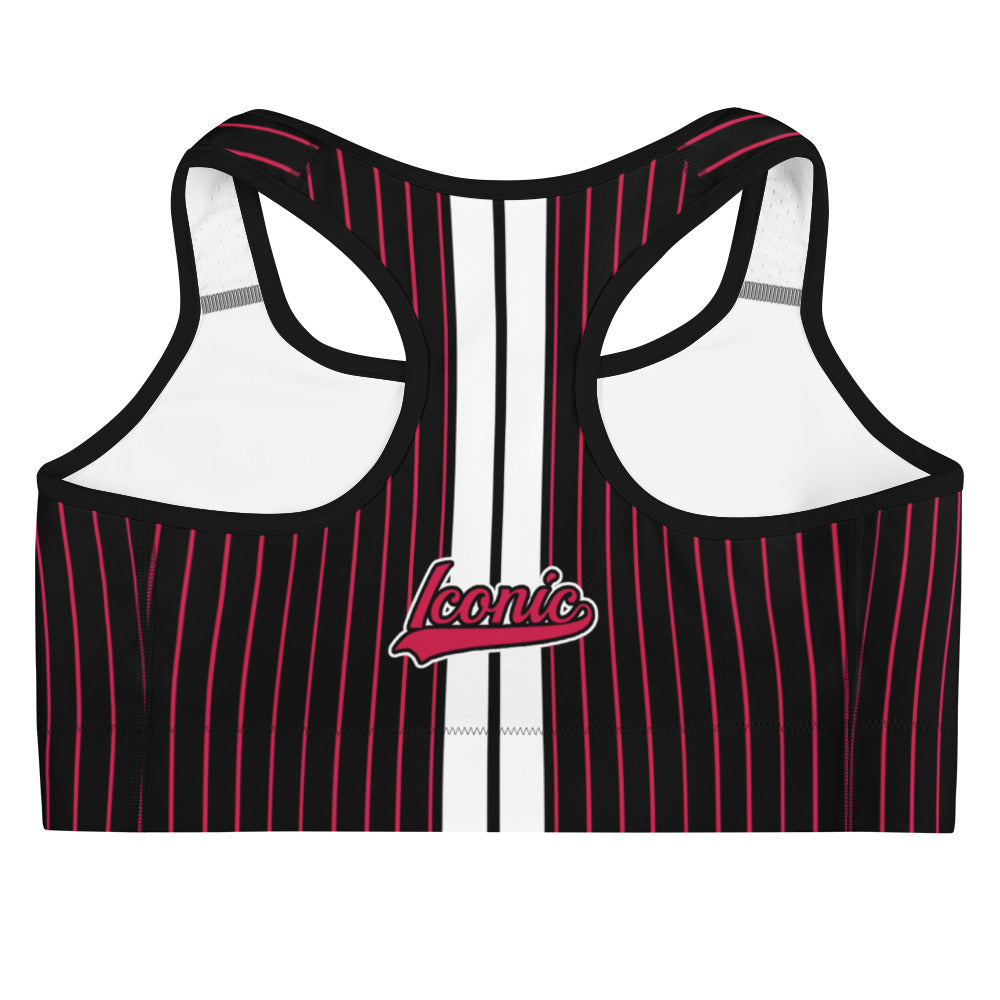 ROYAL Team Iconic. Athletix Sports Bra Pinstripe