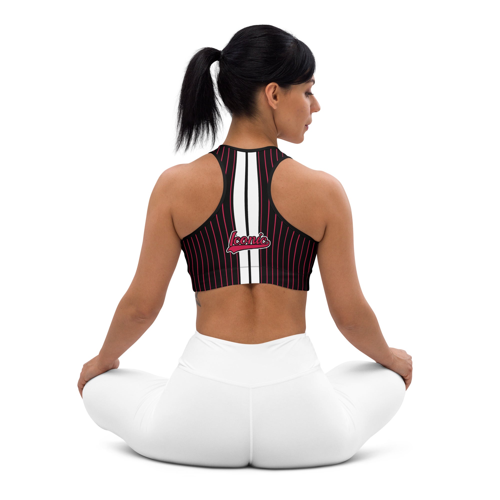 ROYAL Team Iconic. Athletix Sports Bra Pinstripe