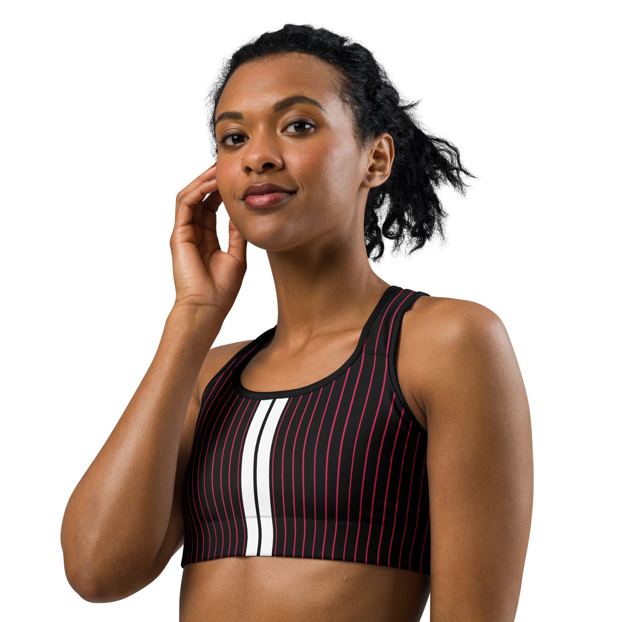 ROYAL Team Iconic. Athletix Sports Bra Pinstripe