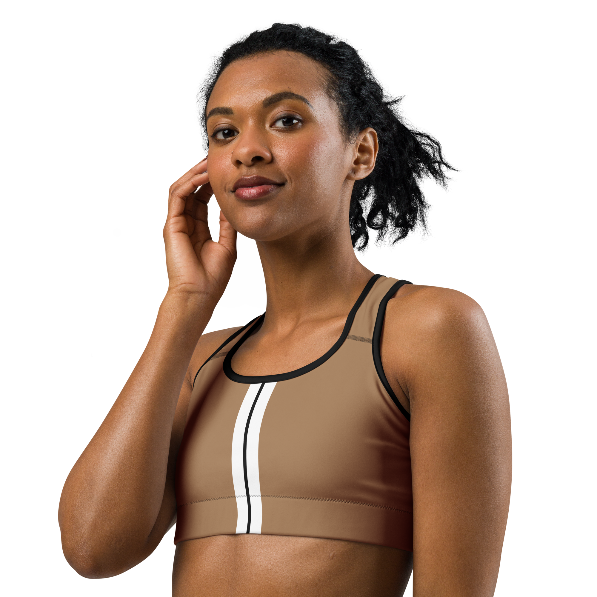 ROYAL Team Iconic. Athletix Sports Bra Color Story Yoga Intimate Cream Tan Brown