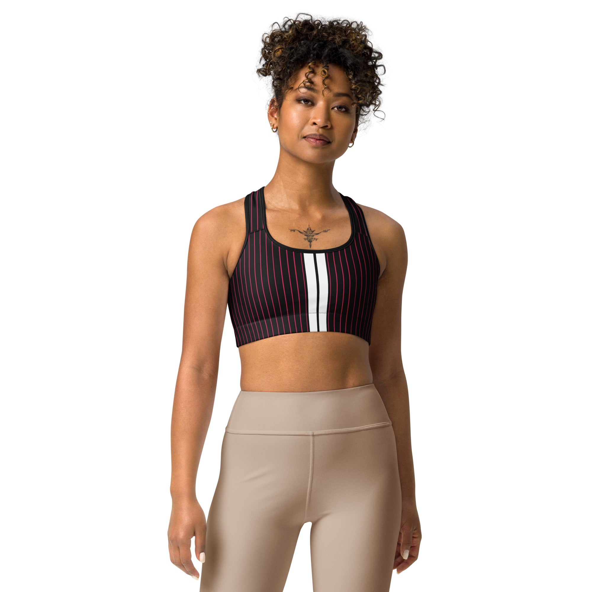 ROYAL Team Iconic. Athletix Sports Bra Pinstripe