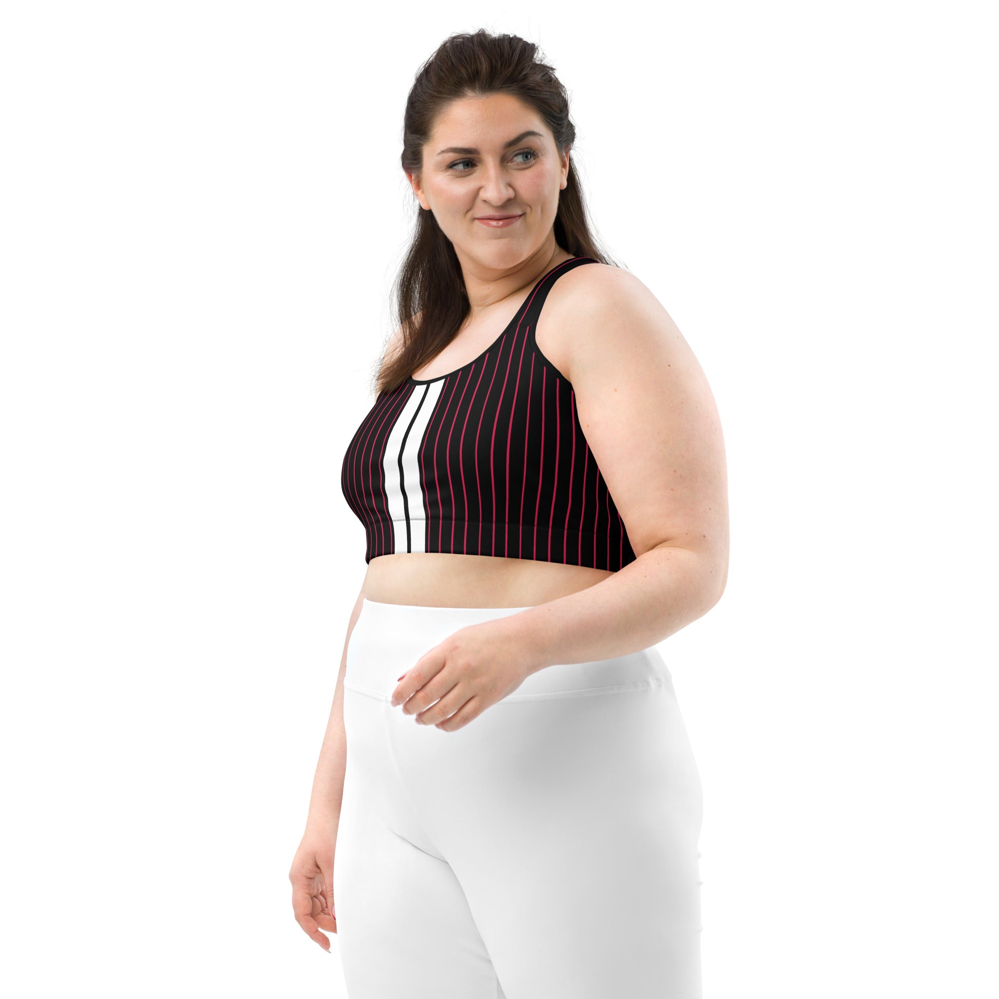 ROYAL Team Iconic. Athletix Sports Bra Pinstripe