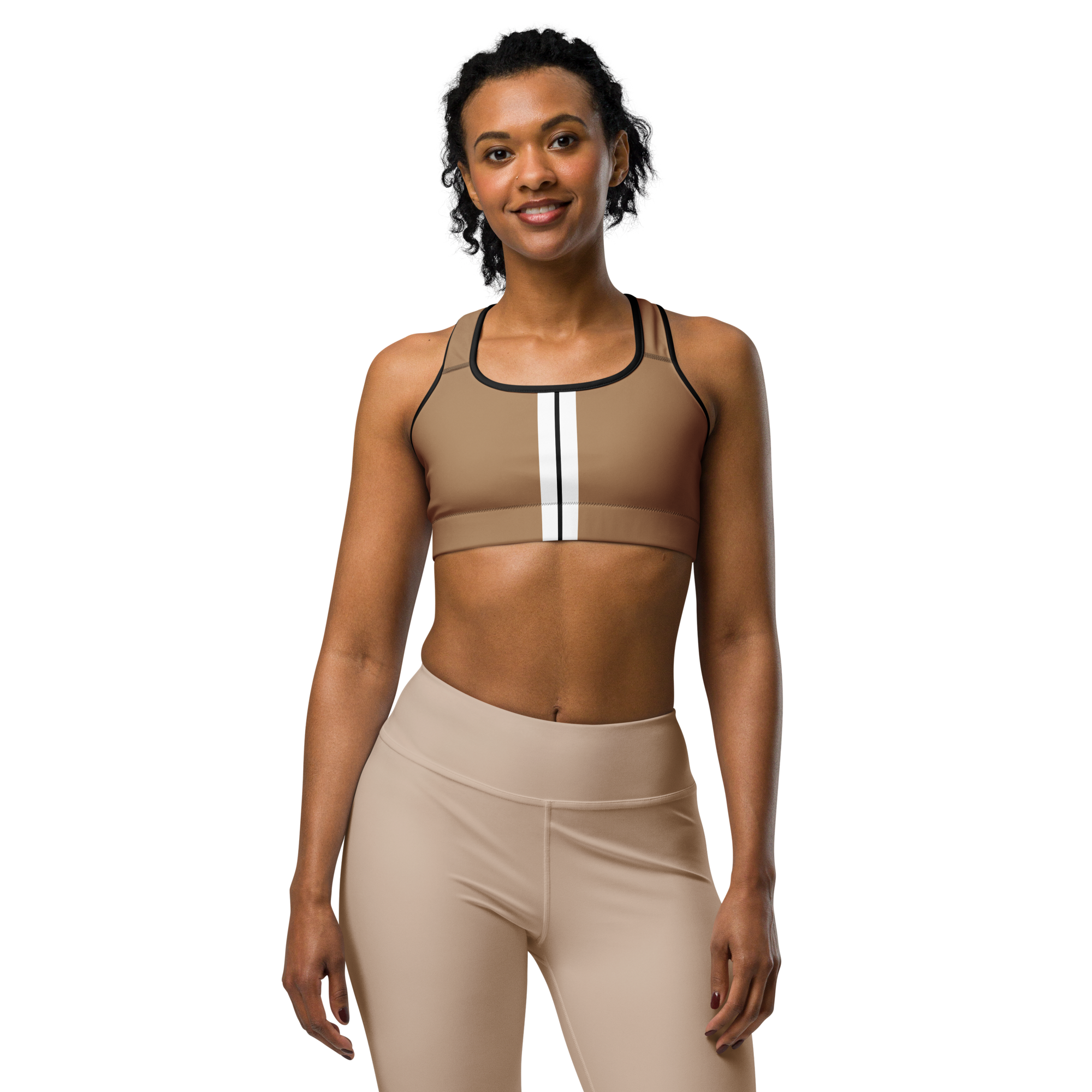 ROYAL Team Iconic. Athletix Sports Bra Color Story Yoga Intimate Cream Tan Brown