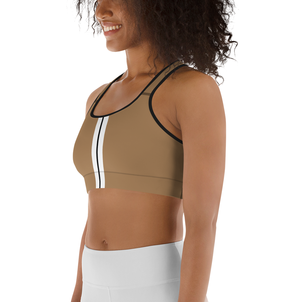 ROYAL Team Iconic. Athletix Sports Bra Color Story Yoga Intimate Cream Tan Brown