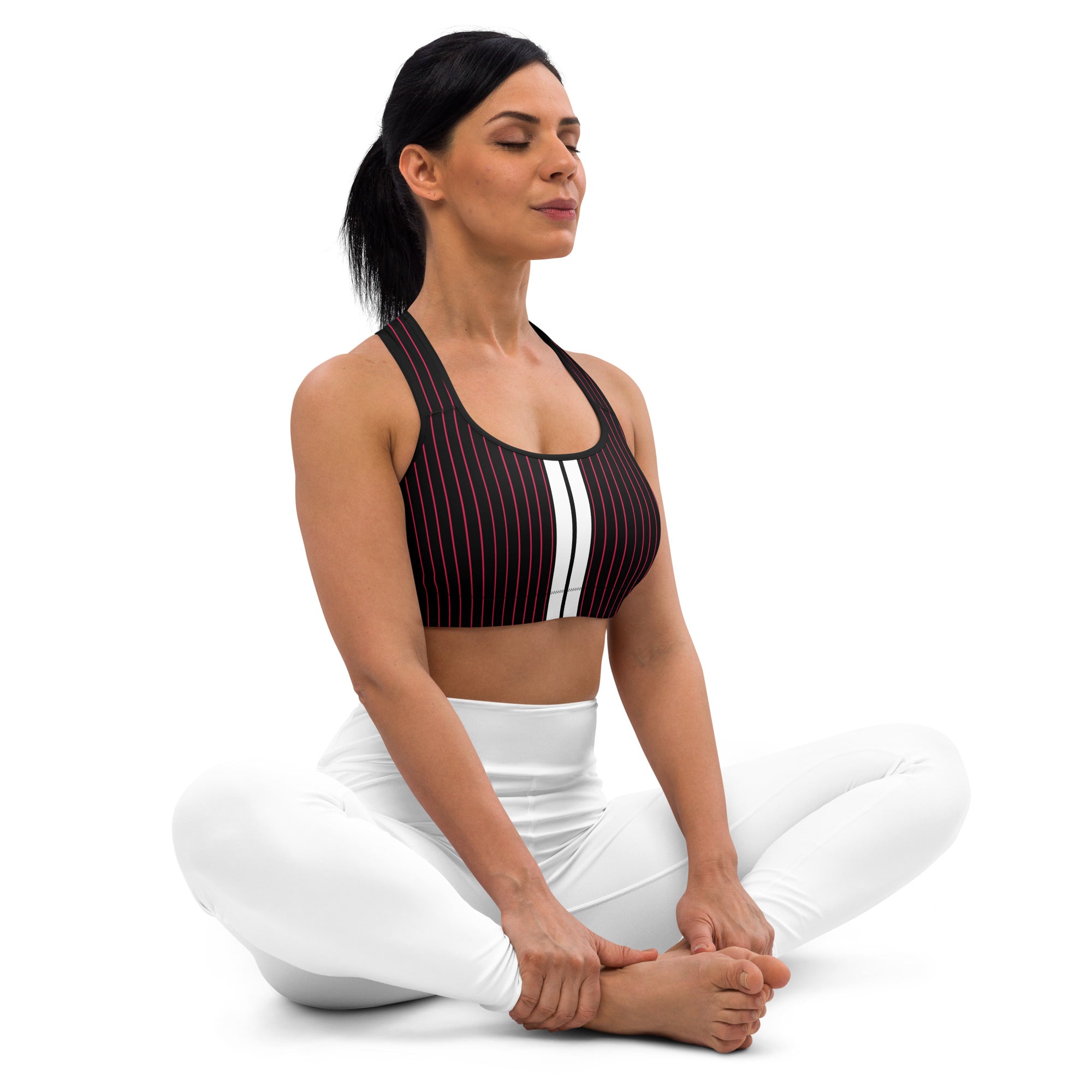 ROYAL Team Iconic. Athletix Sports Bra Pinstripe