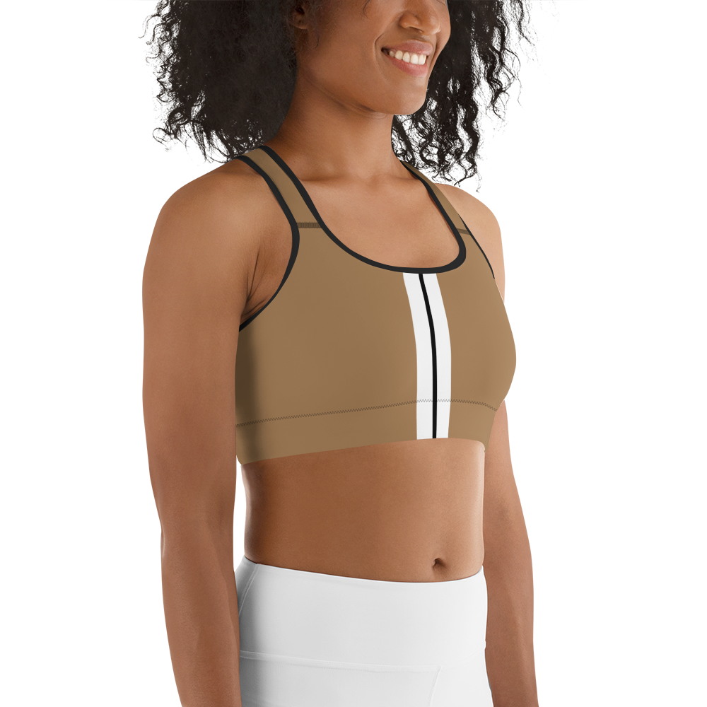 ROYAL Team Iconic. Athletix Sports Bra Color Story Yoga Intimate Cream Tan Brown