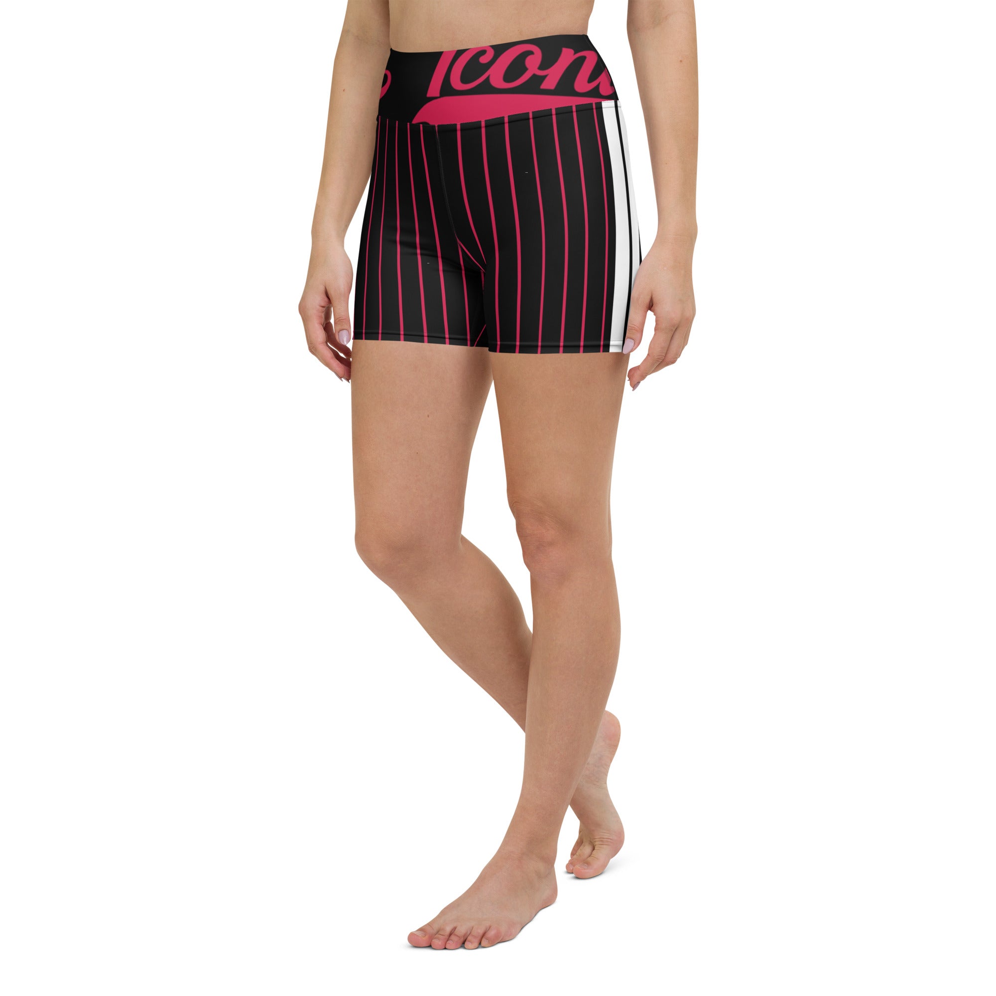 ROYAL Team Iconic. Athletix Yoga Shorts Pinstripe