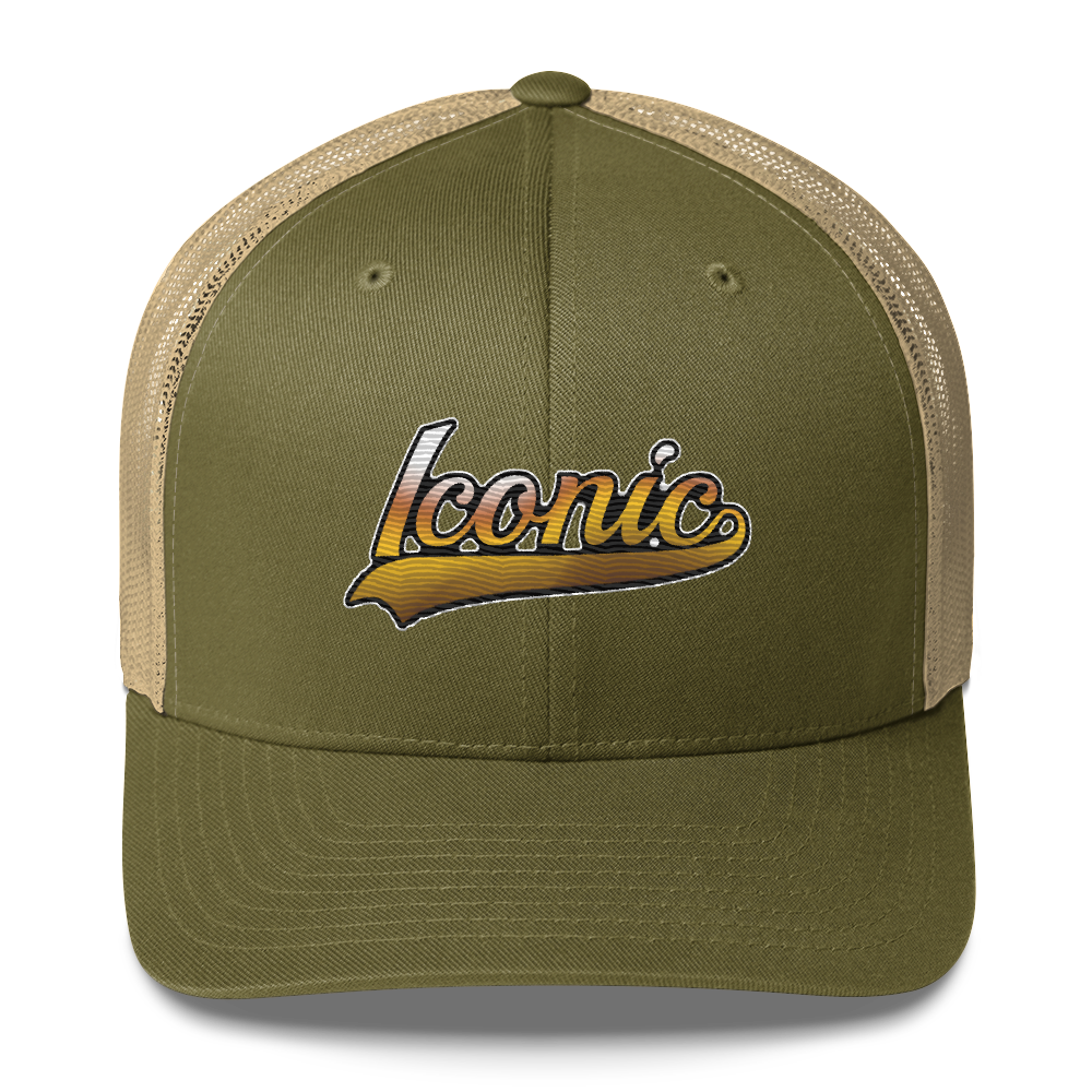 ROYAL ICONIC. RETRO GRADIENT LOGO Trucker Snapback 11 VARIETIES