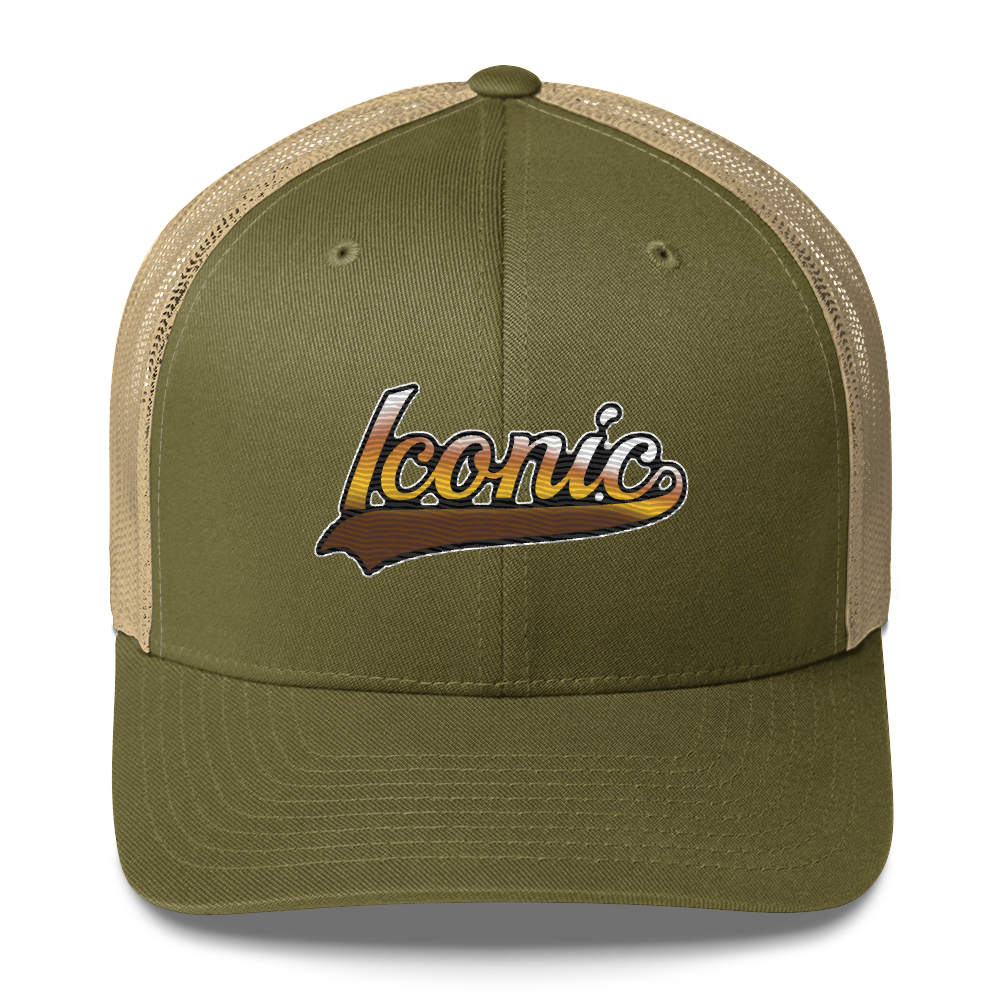 ROYAL ICONIC. RETRO GRADIENT LOGO Trucker Snapback 10 VARIETIES