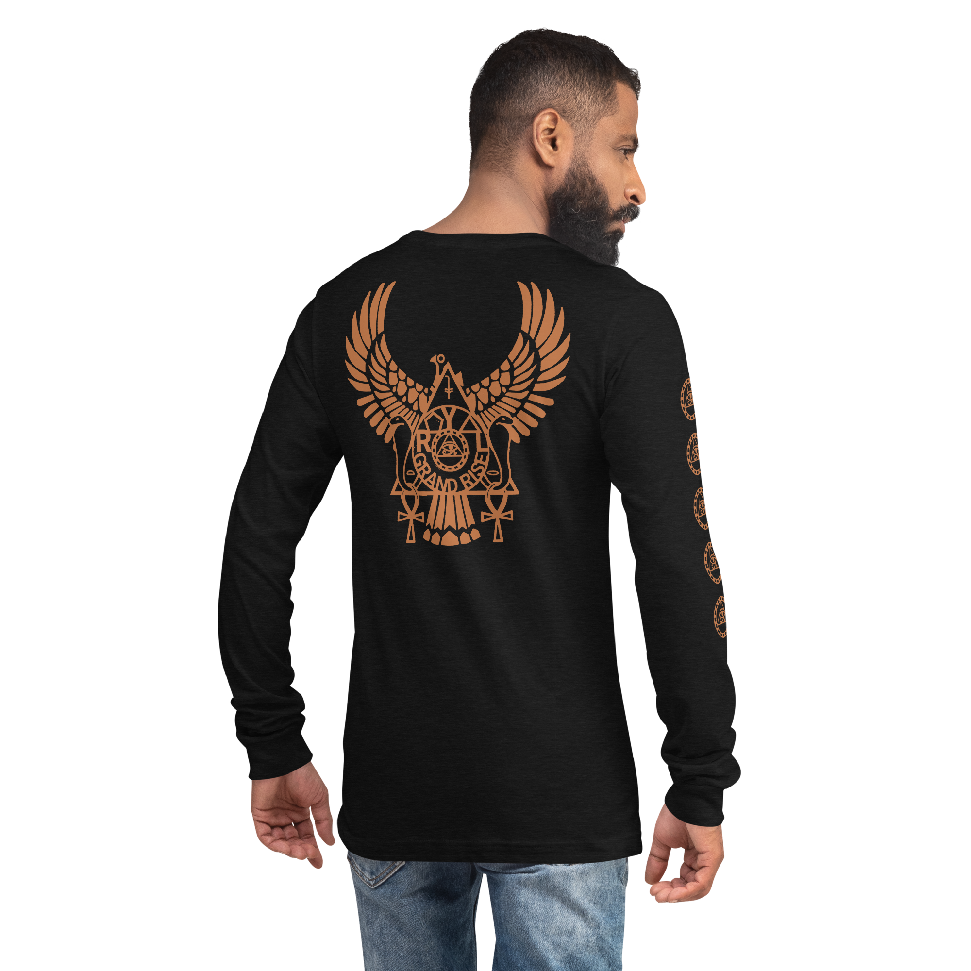 ROYAL ICOINC. Grand Rising Unisex Long Sleeve Tee COLOR VARIETIES