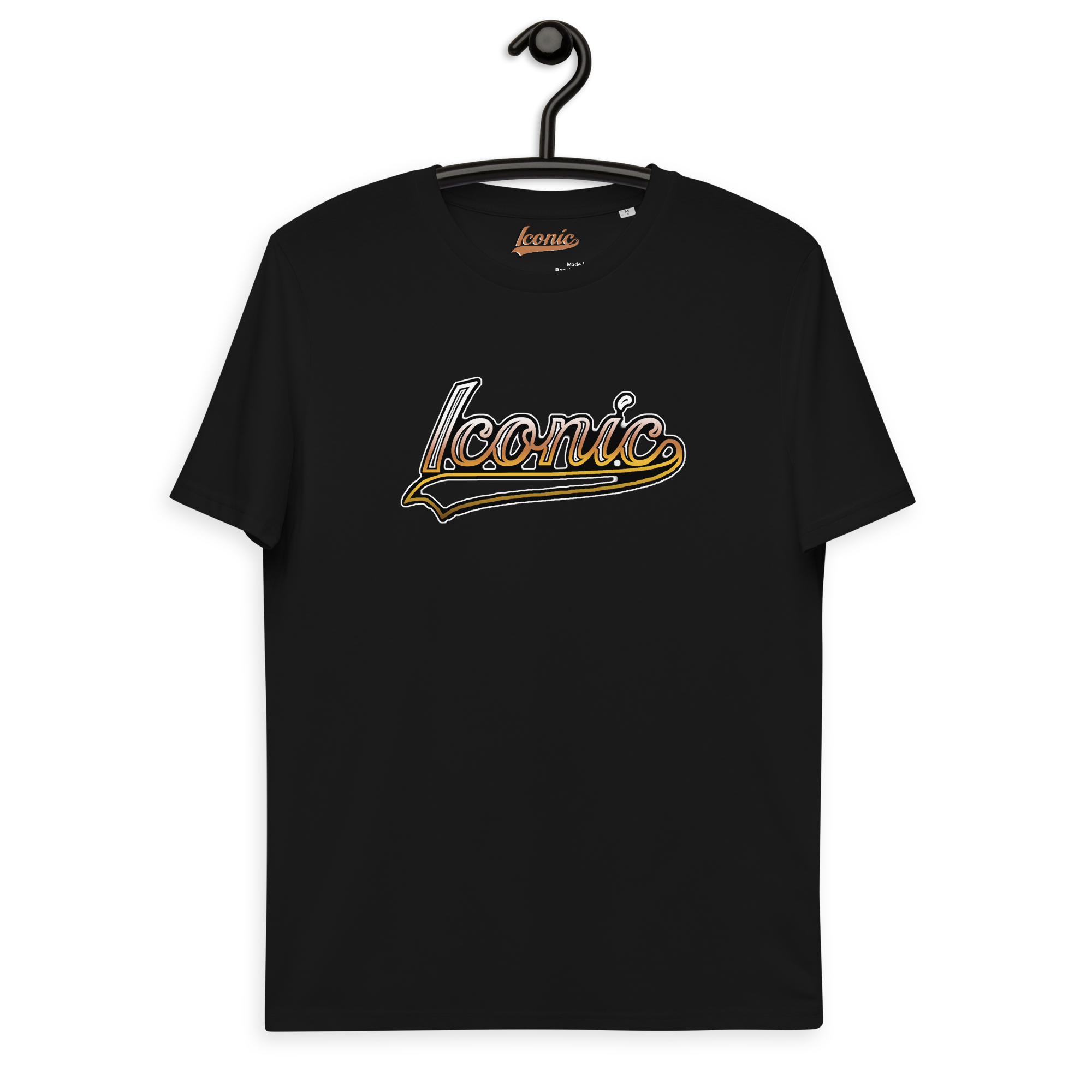 ICONIC. Gradient Retro Drip Unisex organic cotton tee COLOR VARIETIES