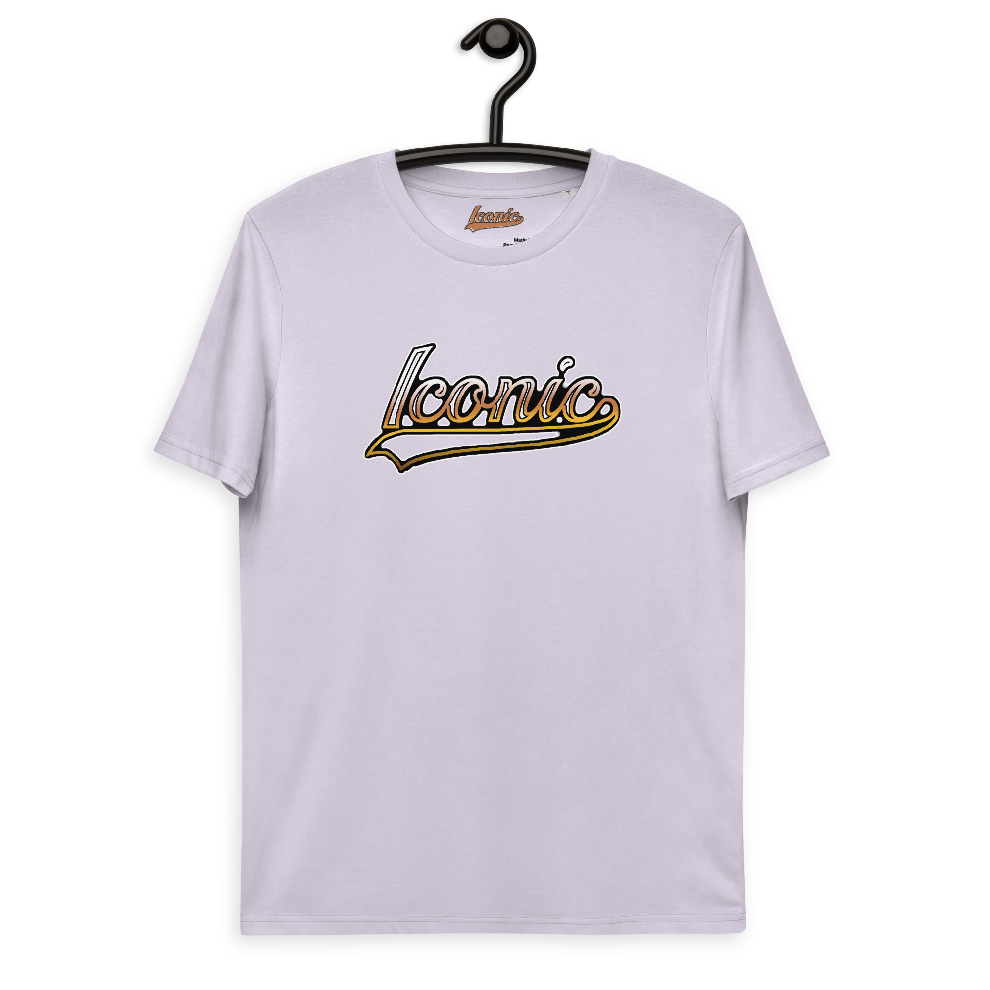 ICONIC. Gradient Retro Drip Unisex organic cotton tee COLOR VARIETIES