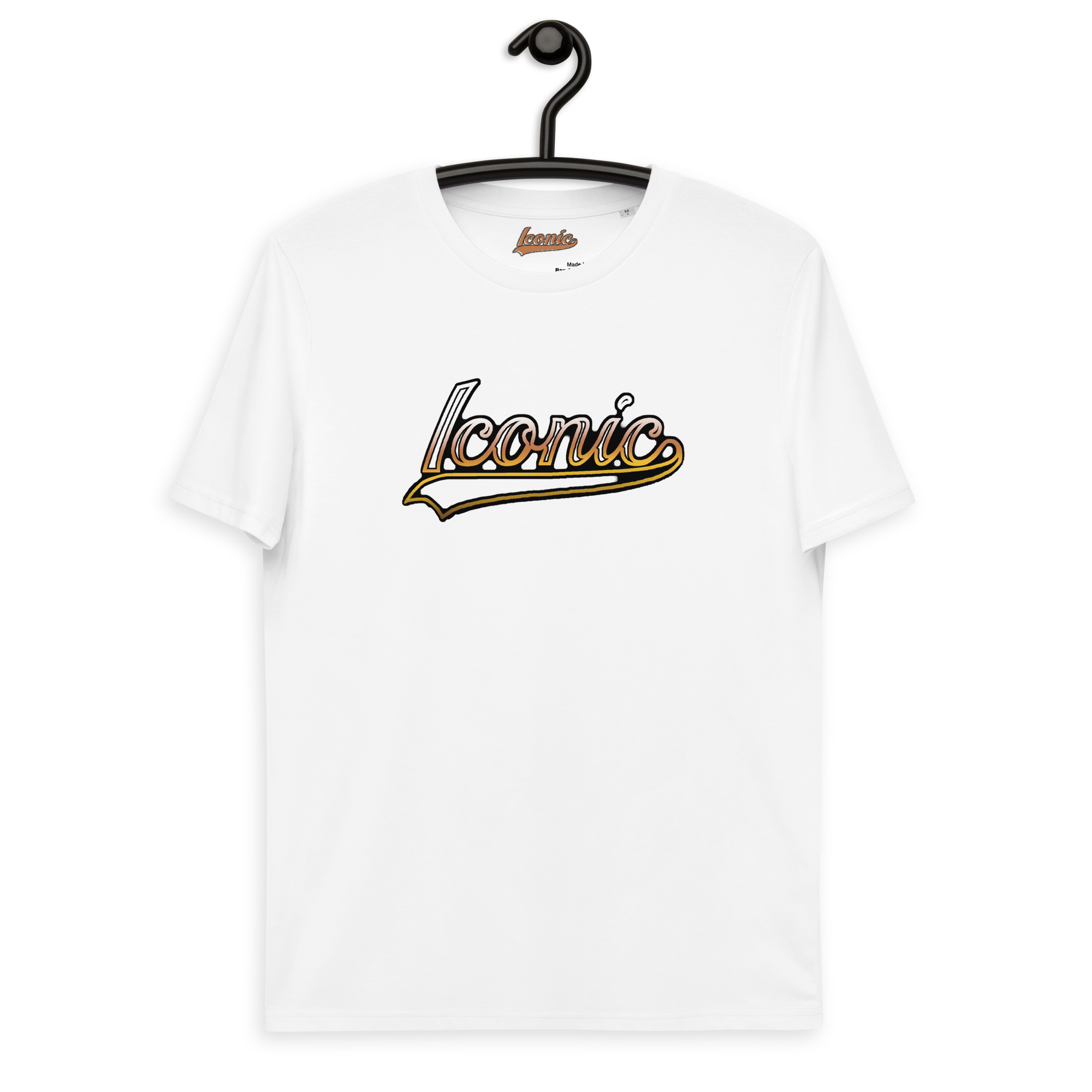 ICONIC. Gradient Retro Drip Unisex organic cotton tee COLOR VARIETIES