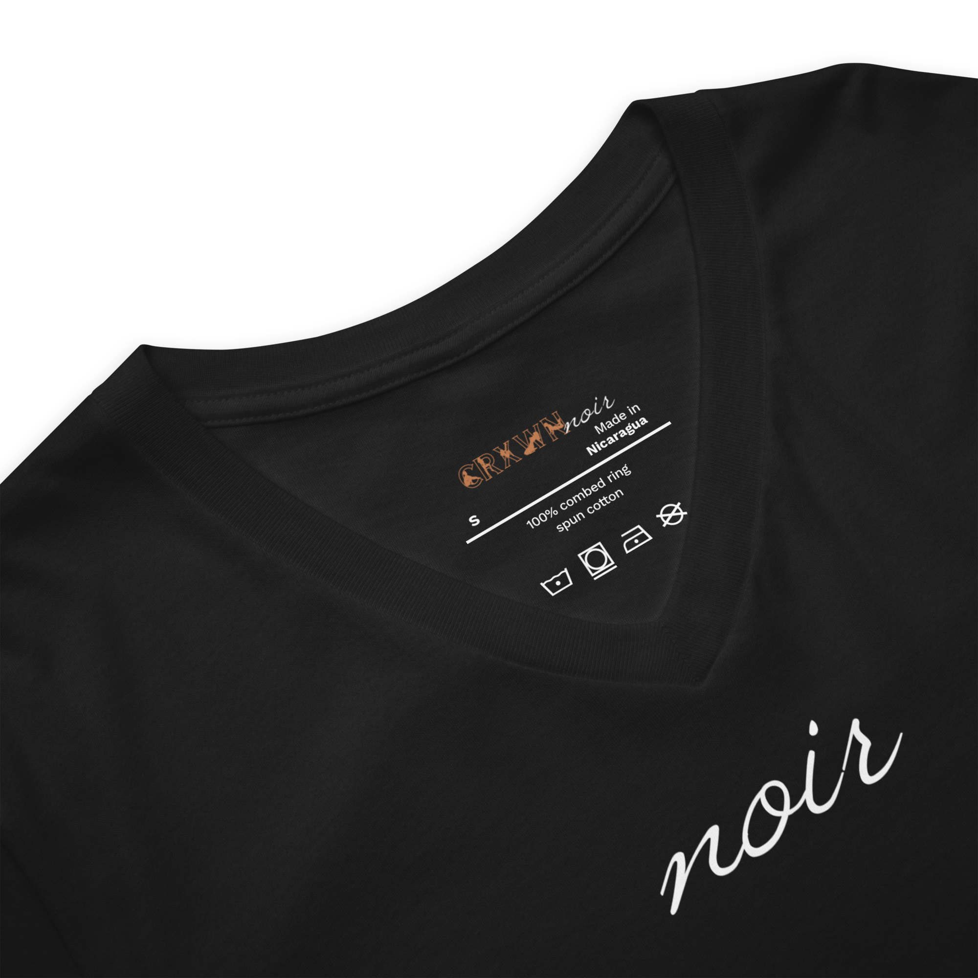 NOIR Unisex Short Sleeve V-Neck T-Shirt