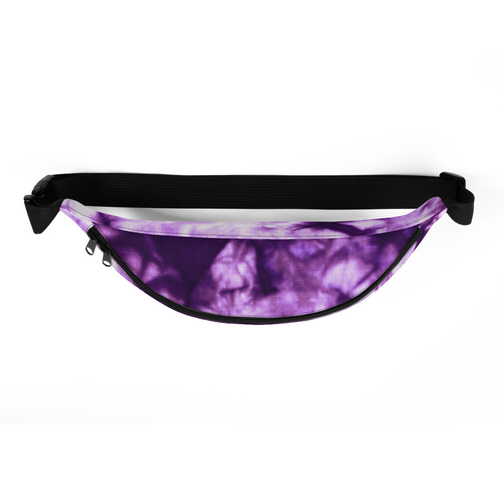 DRIP or DYE | Custom Crackle Ice Tye Dye Acid Wash Indigo Ink Custom Fanny Pack UNISEX Crossbody