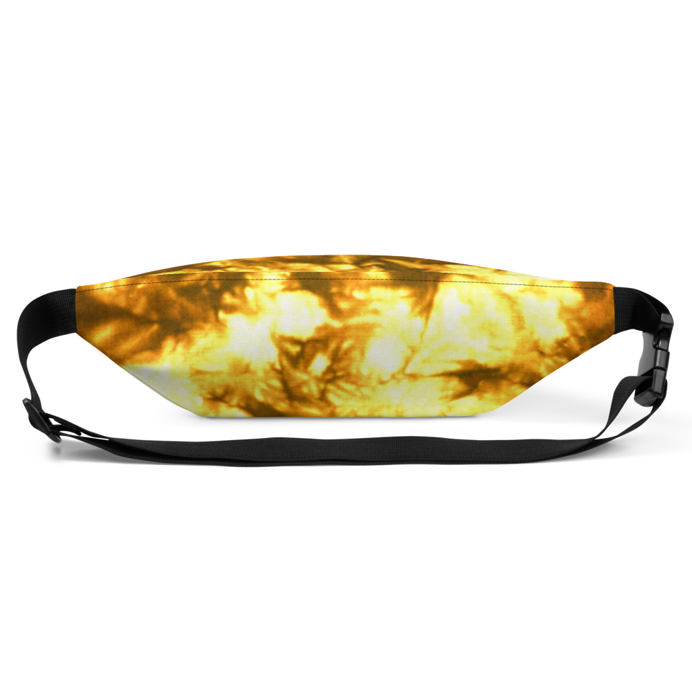 DRIP or DYE | Custom Crackle Ice Tye Dye Acid Wash Sunshine In Trees Custom Fanny Pack UNISEX Crossbody