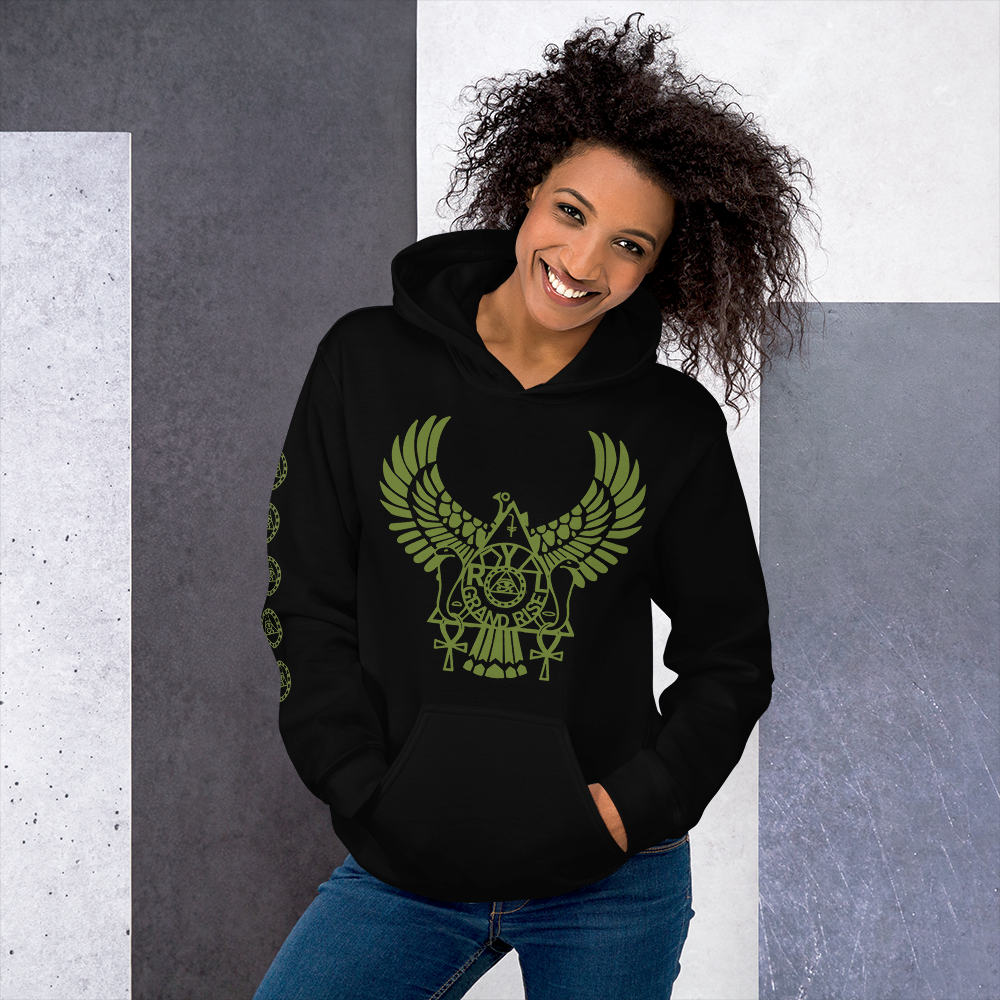 ROYAL. | Urban Resort | RA PARTY ROYAL GRAND RISE Unisex Heavy Blend Hoodie OLIVES N MONEY TREES