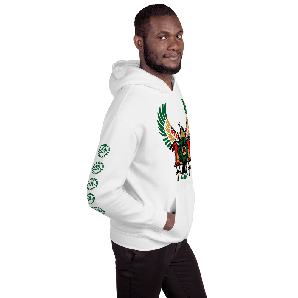 ROYAL. | RA PARTY | GRAND RISING Unisex Hoodie Nubian Flag And Gradient Varieties
